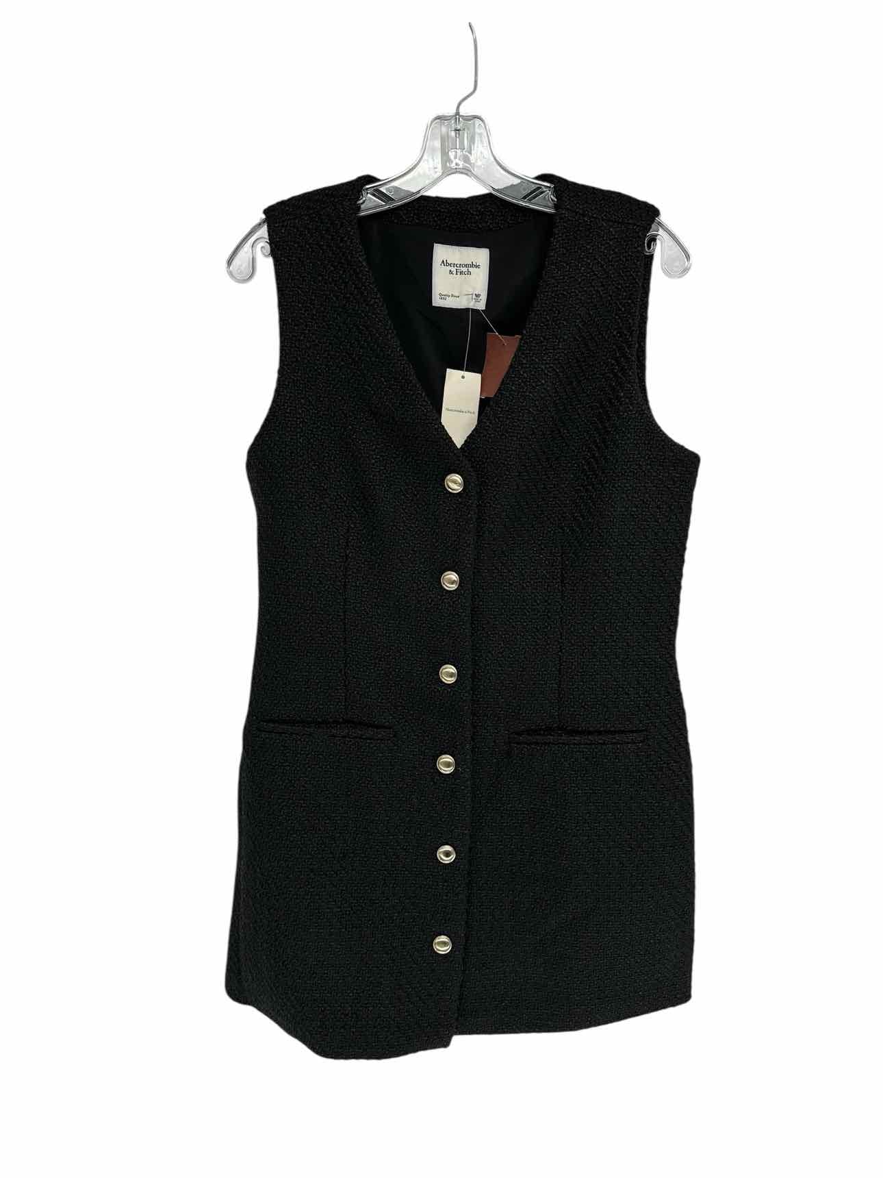 Abercrombie & Fitch Black Sleeveless Dress Size PM **NEW**