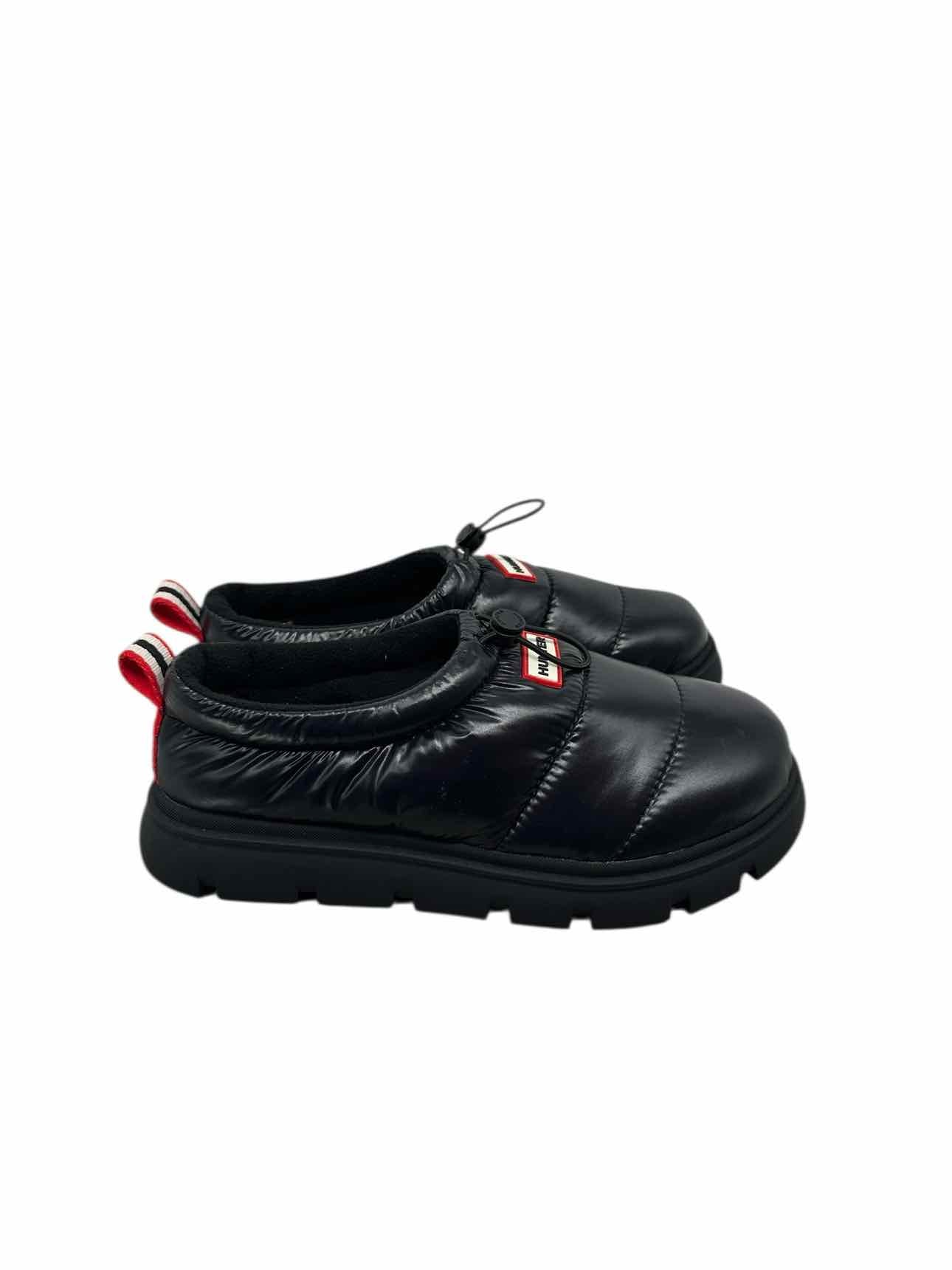 Hunter Madison Insulated Water Resistant Slip On Mules Black Shoe Size 11 **NEW**