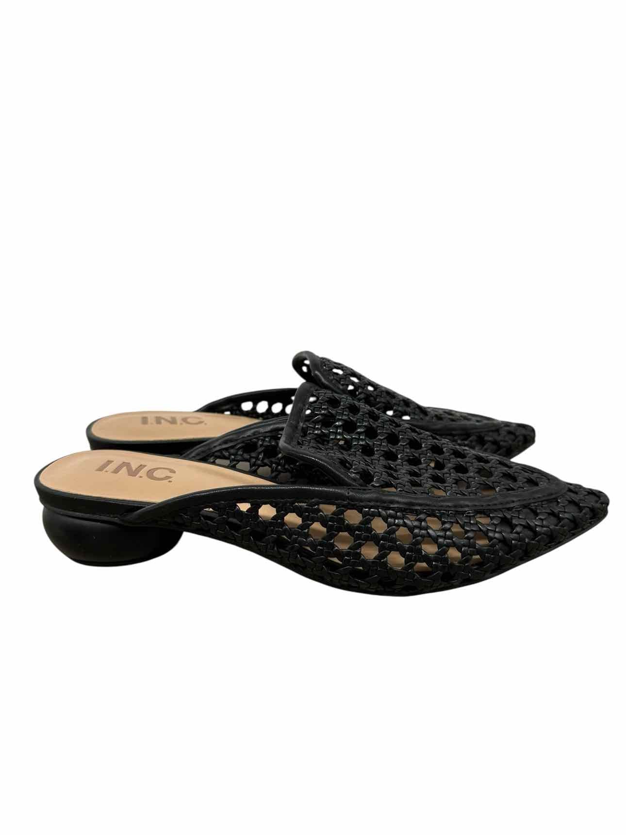 I.N.C. Jalissa Braided Mule Black Shoe Size 6 **NEW**