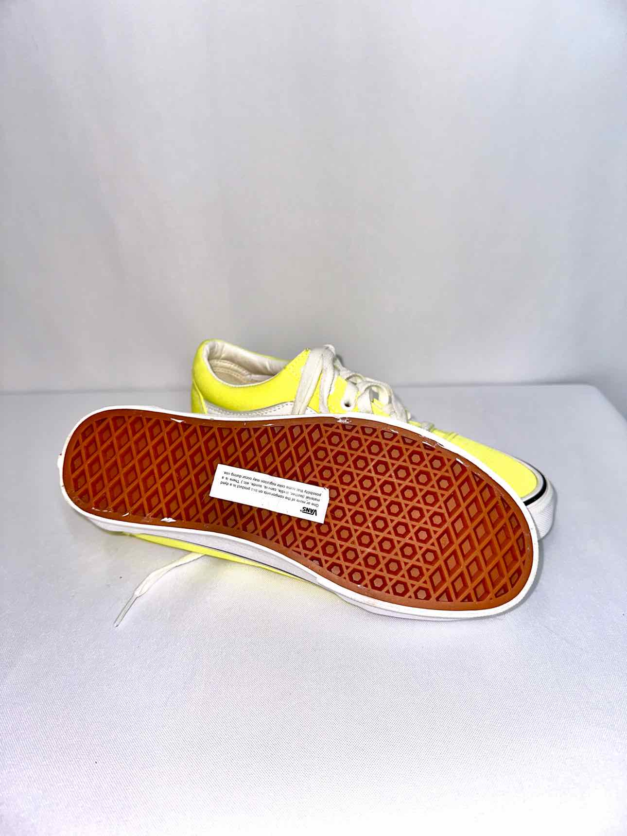 Vans Yellow Shoe Size 7.5 Sneakers