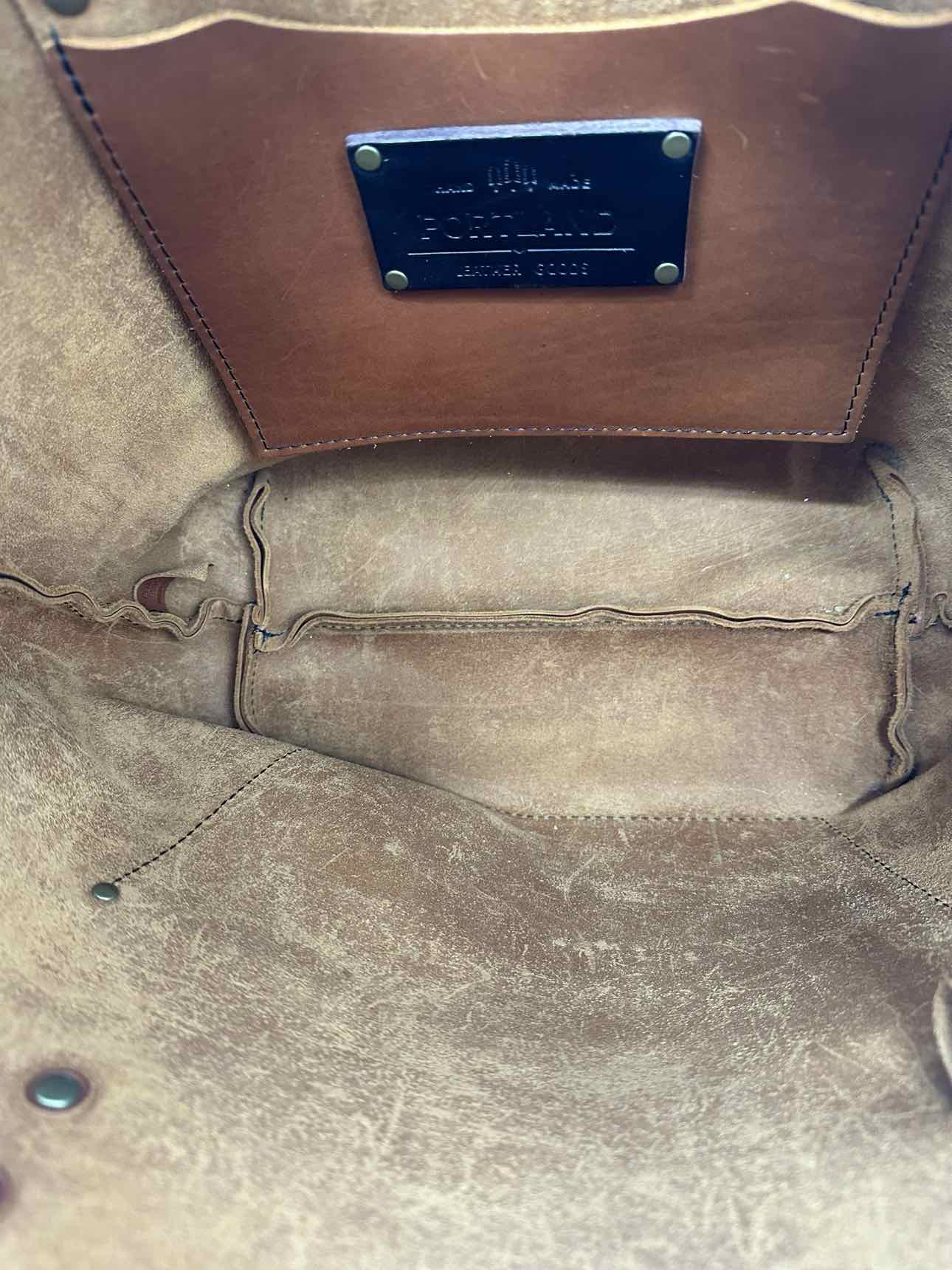 Portland Leather Goods Almost Perfect Tote Tan Leather Tote