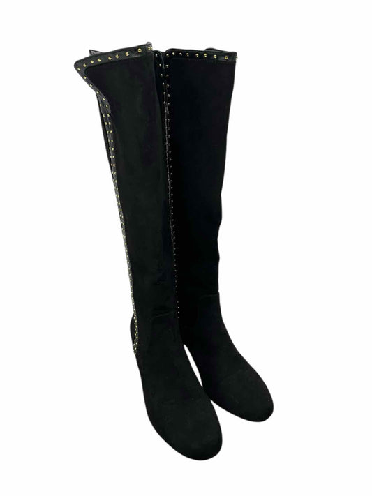 Adrienne Vittadini Larosa Tall Boots Black Shoe Size 8