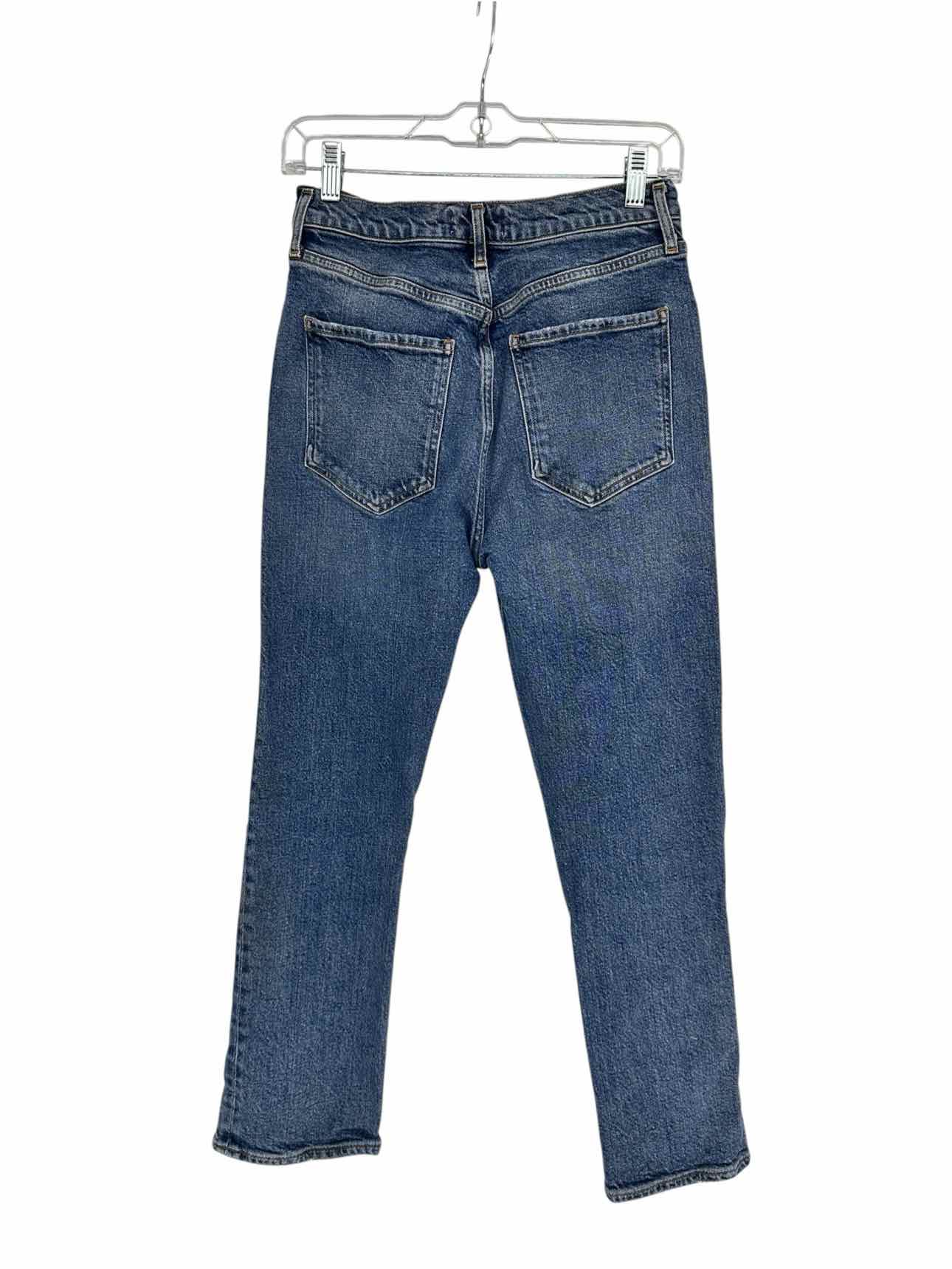 Agolde Blue Riley Button Fly Jeans Size 4