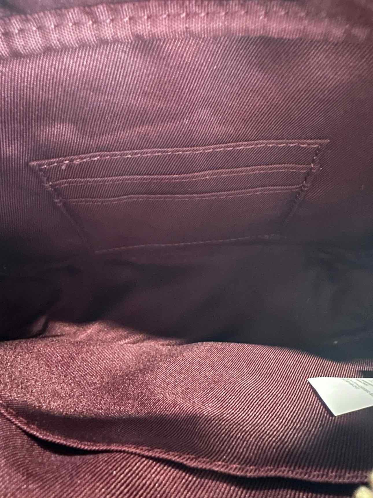 J. Crew Maroon Camera Bag Crossbody **NEW**