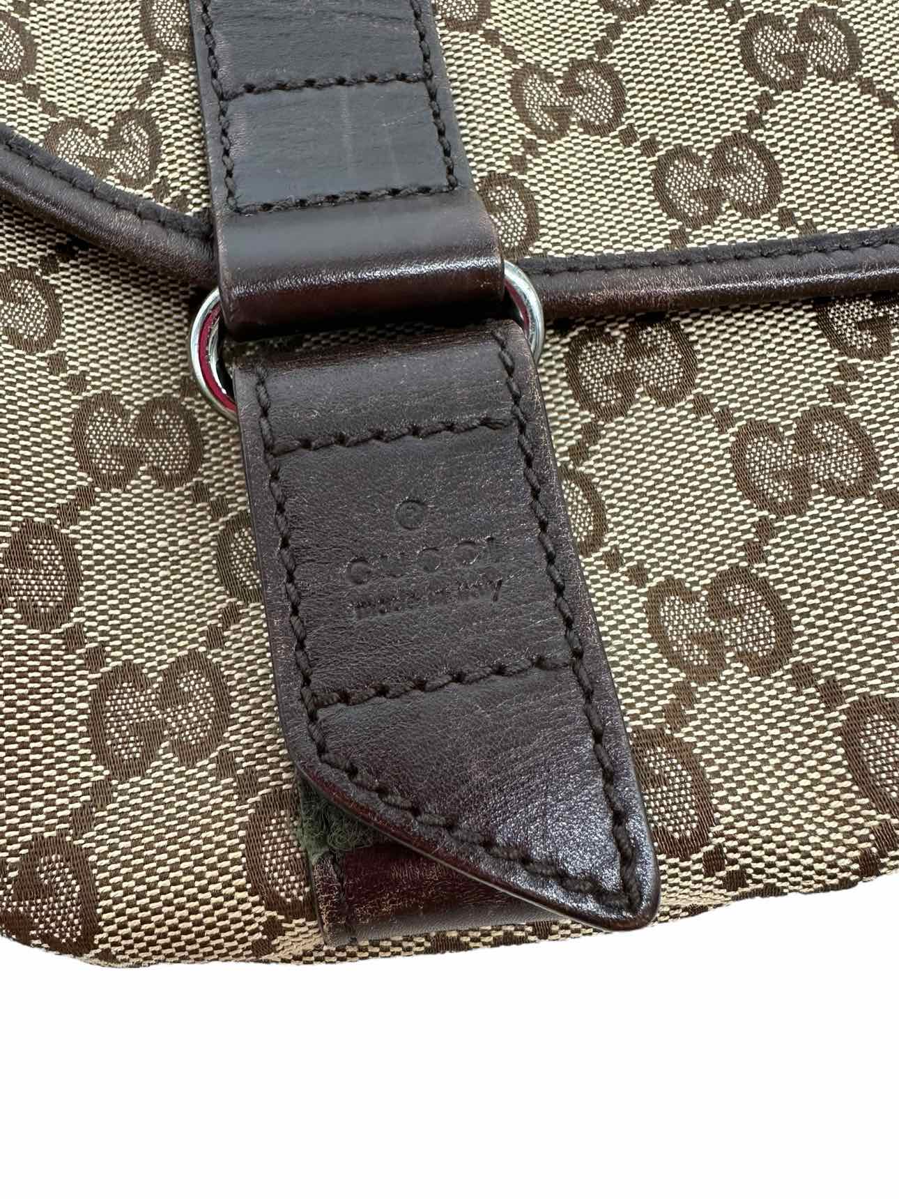 Gucci Bum Bag Brown Canvas Crossbody