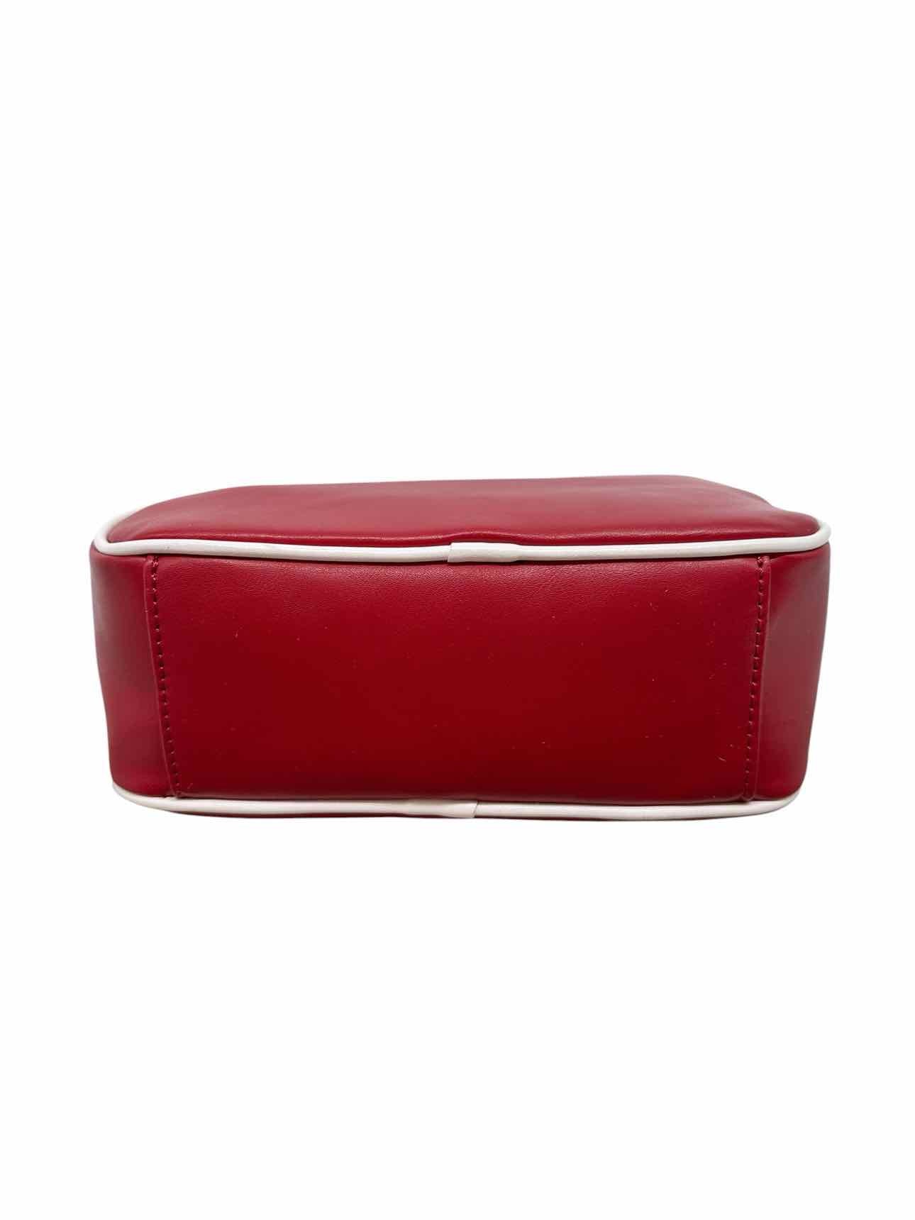 Nine West Table Treasures Red Faux Leather Crossbody **NEW**