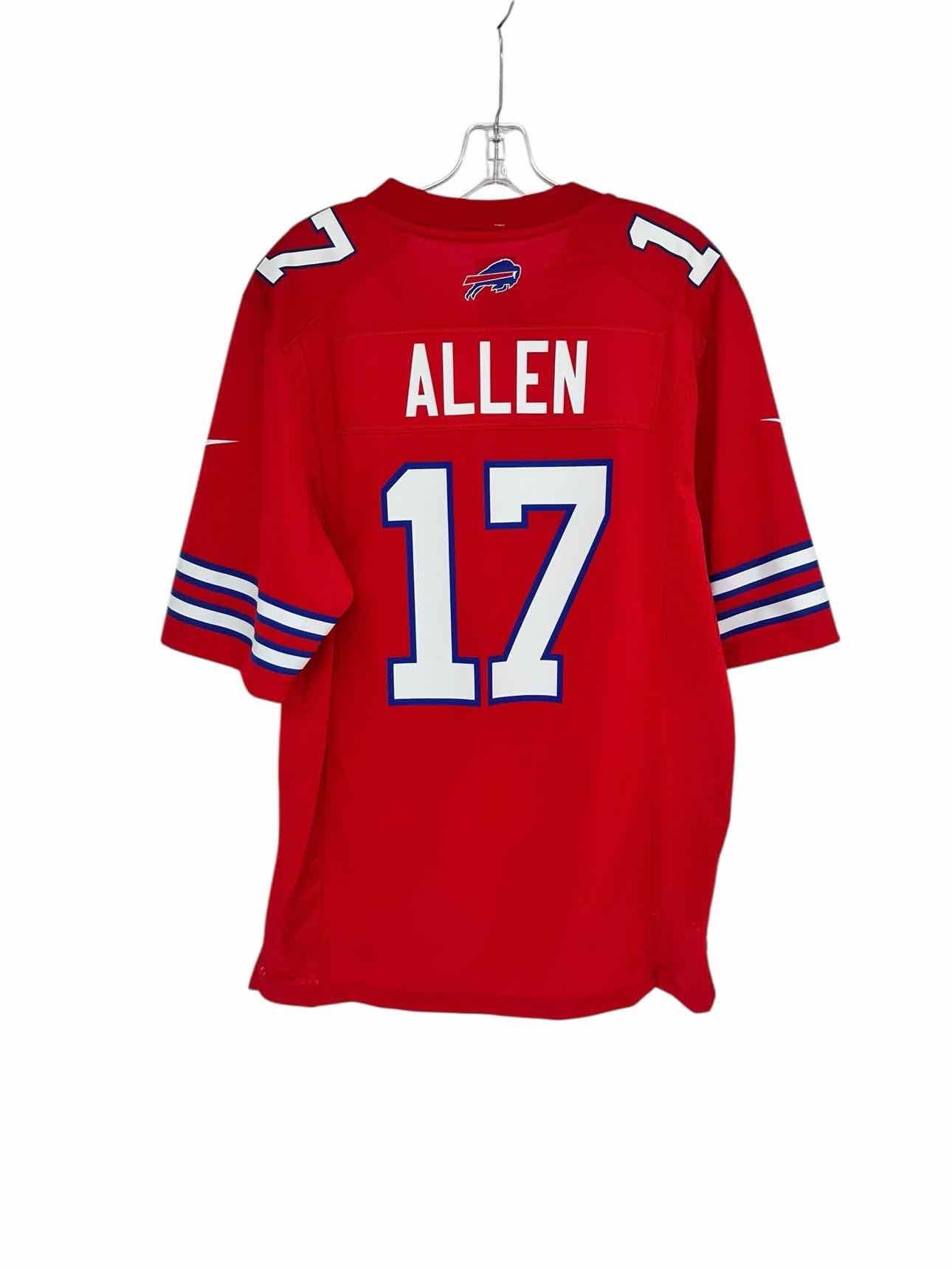 NFL Onfield Apparel Josh Allen Jersey Red Size S