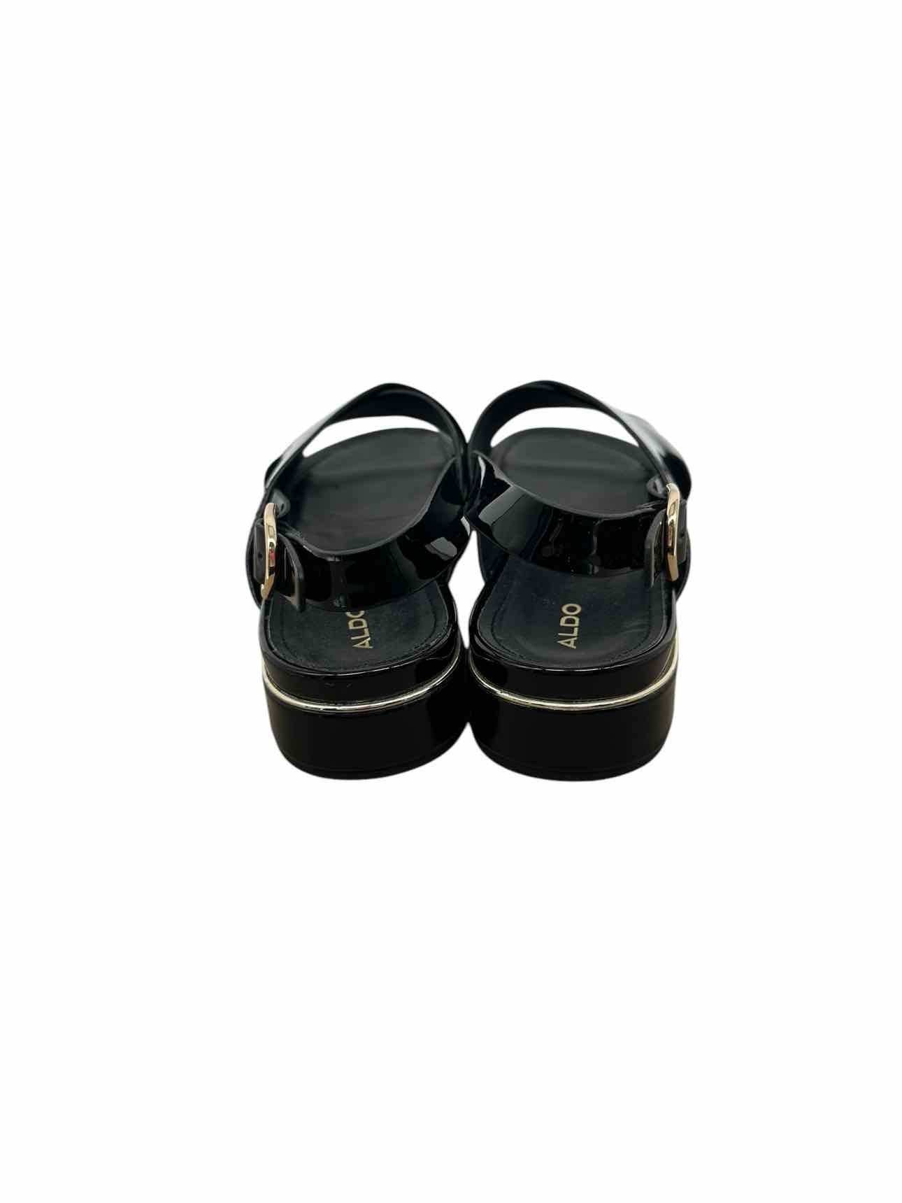 Aldo Black Shoe Size 8 Sandals