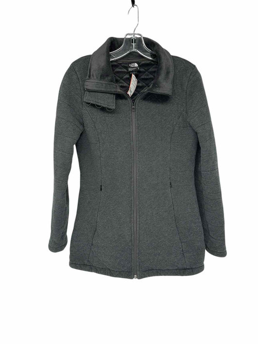 The North Face Caroluna Quilted Zip Front Charcoal Jacket Size S