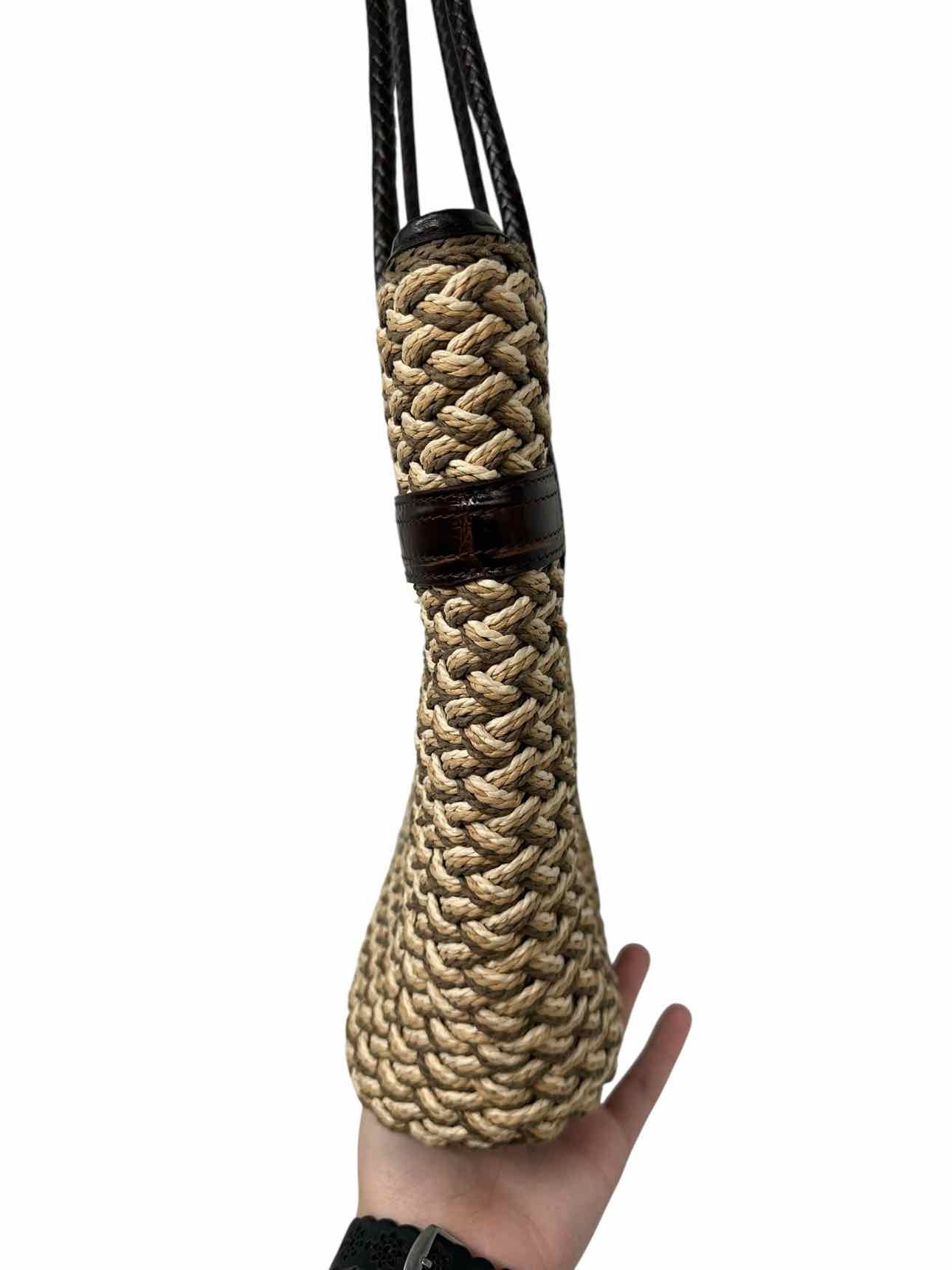 Brighton Kora Straw & Leather Bag