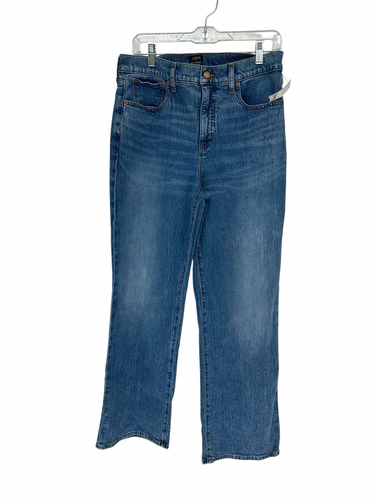 J. Crew Wide Leg Blue Jeans Size 8