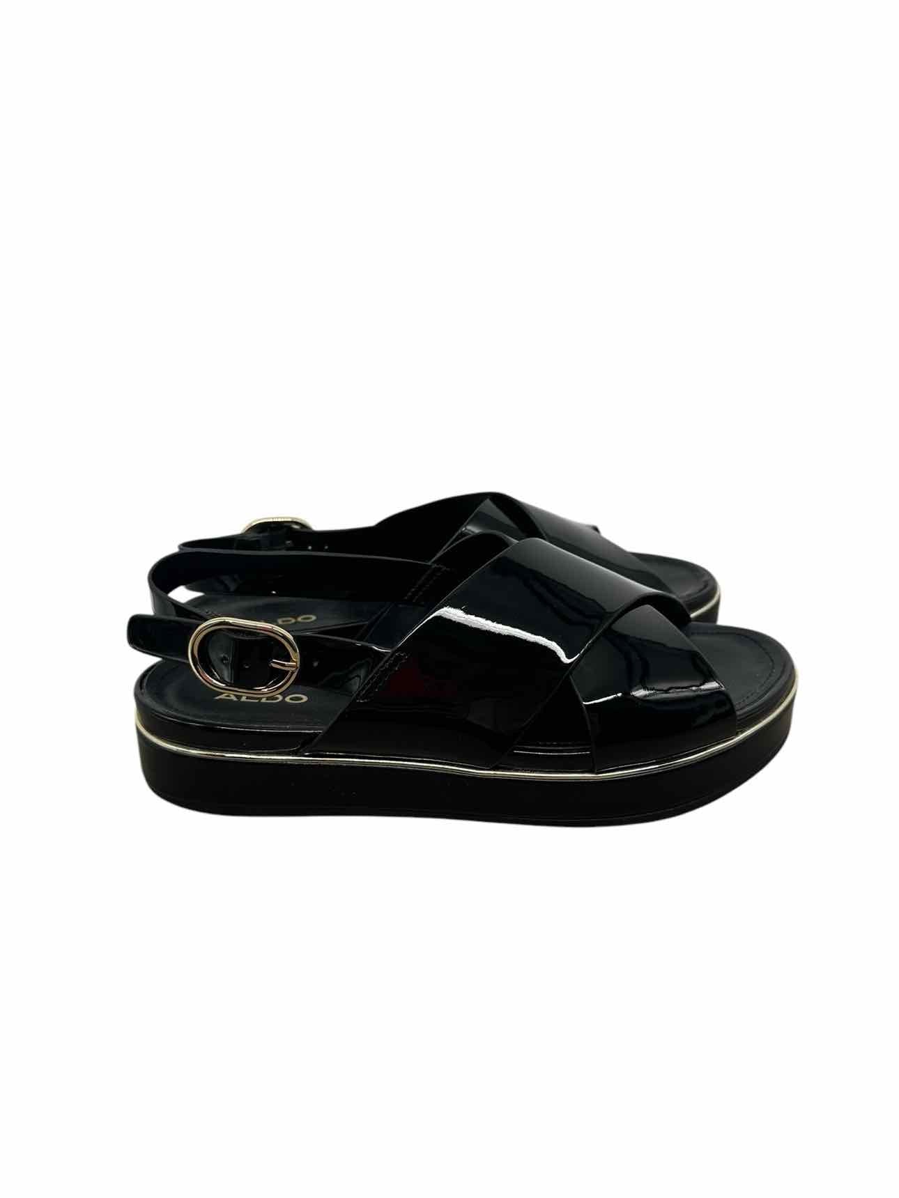 Aldo Black Shoe Size 8 Sandals