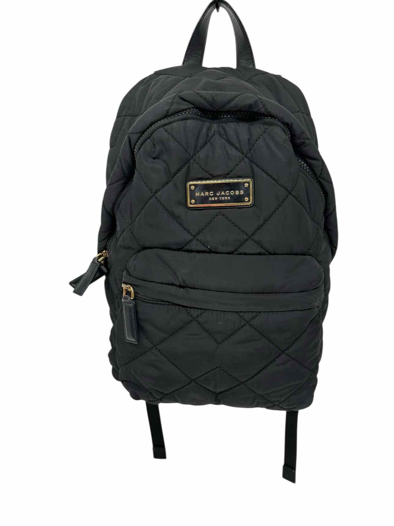 Marc Jacobs Quilted Black Nylon Backpack