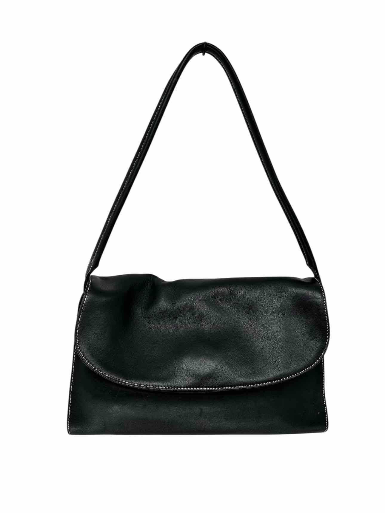 J.Jill Black Leather Shoulder Bag