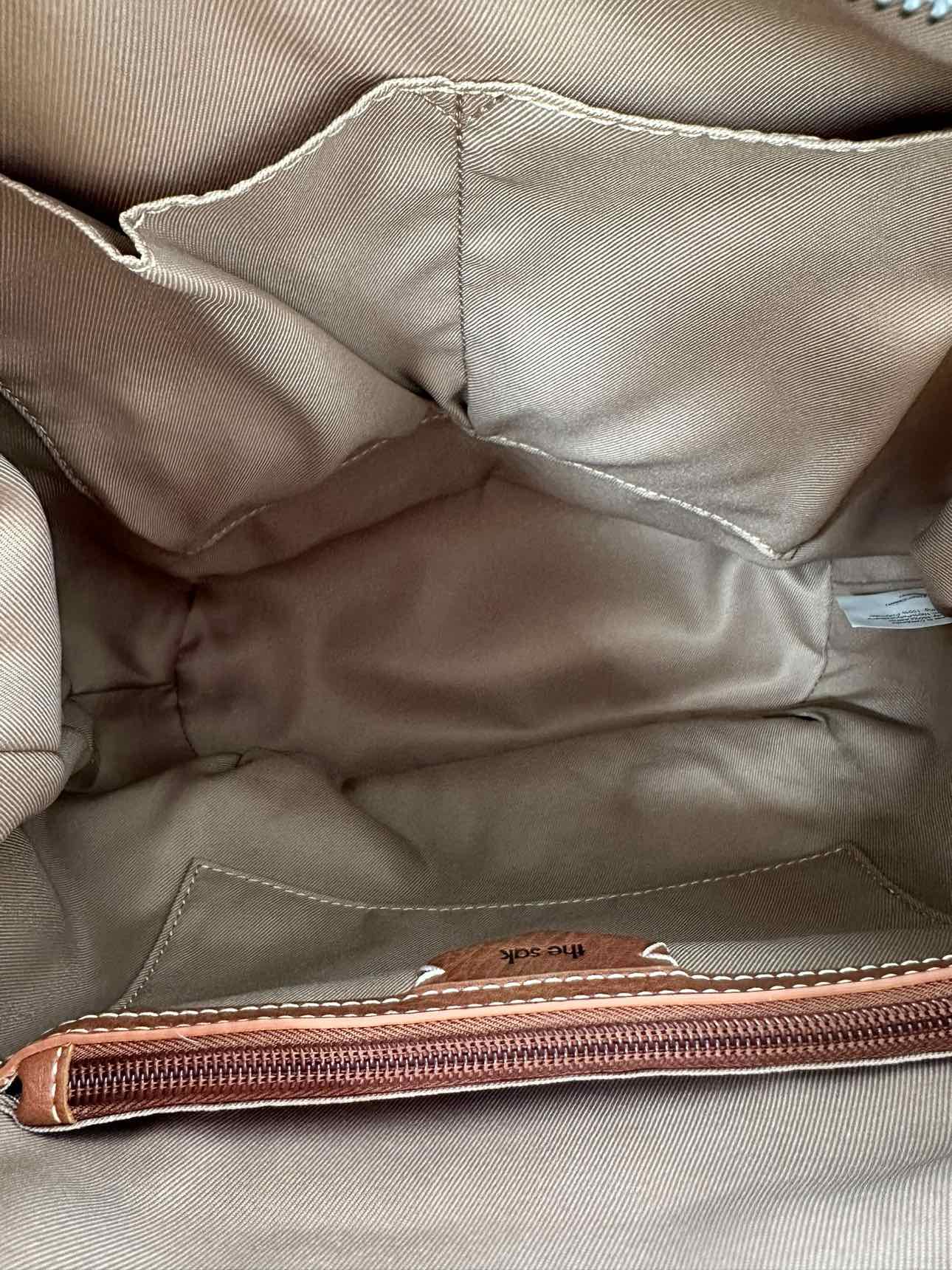 The Sak Sequoia Cream Leather Shoulder Bag