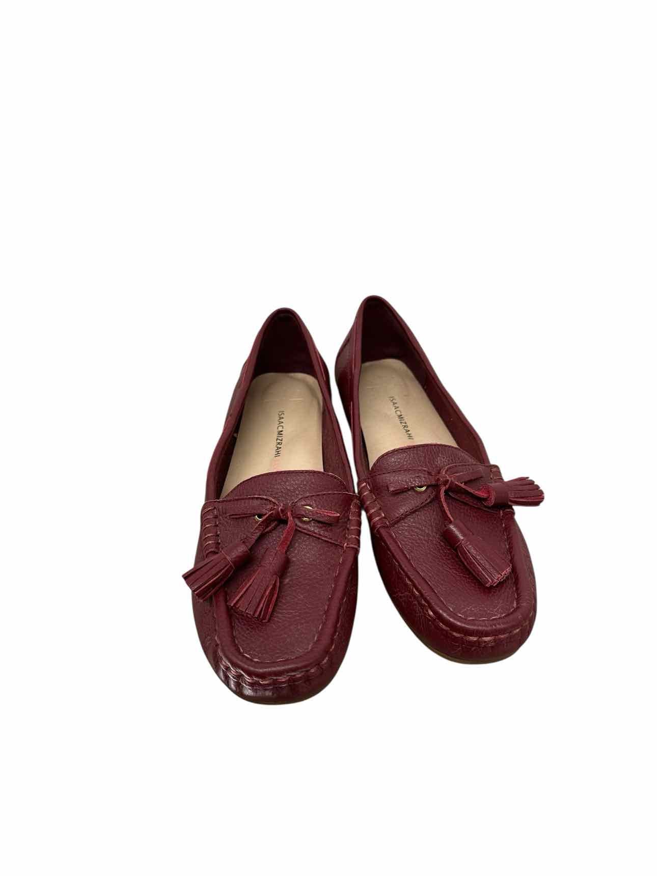 Isaac Mizrahi Live! Maroon Tassel Loafer Shoe Size 8 **NEW**