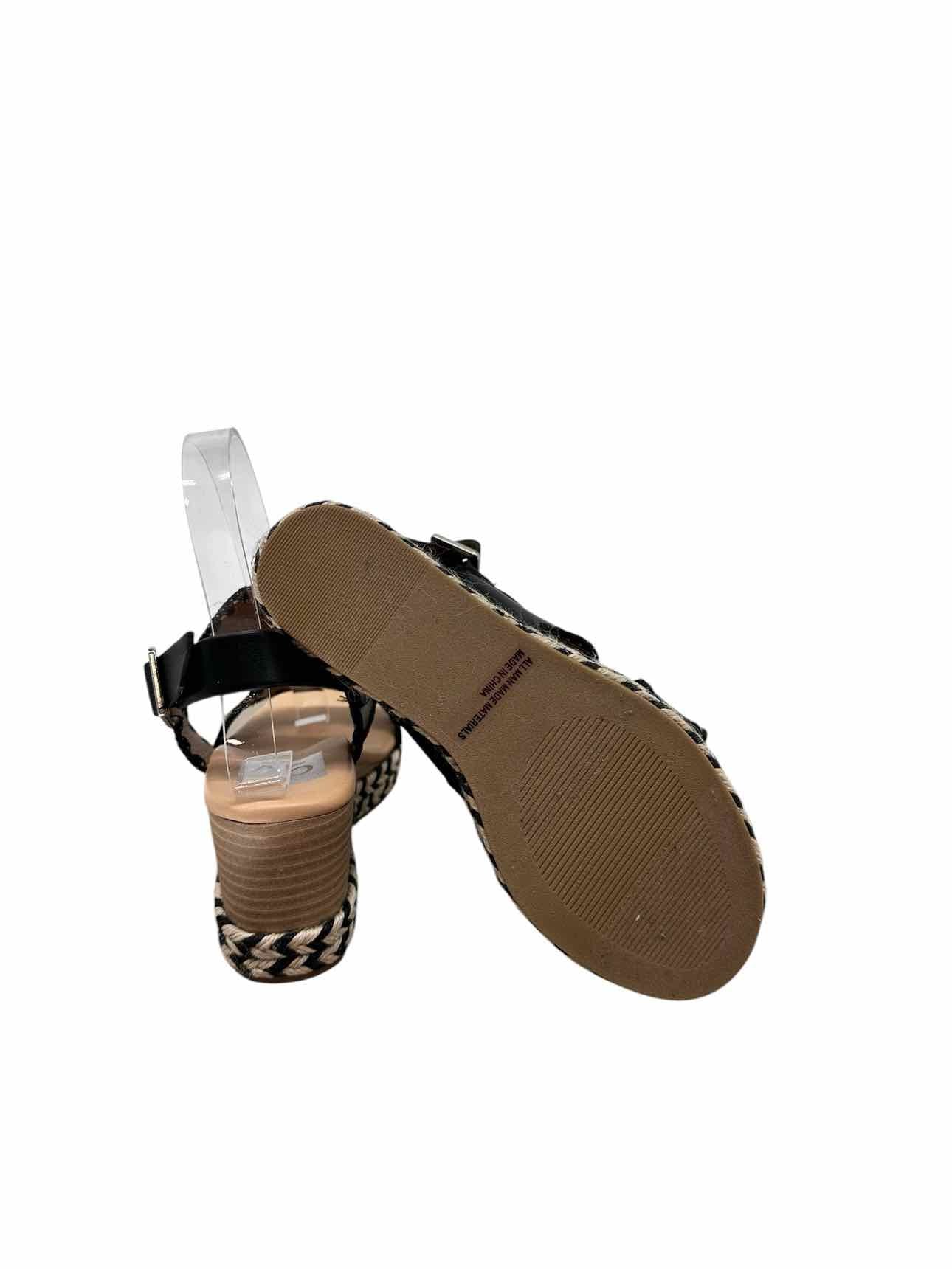 Dolce Vita Black Enchant Sandals Shoe Size 6 **NEW**