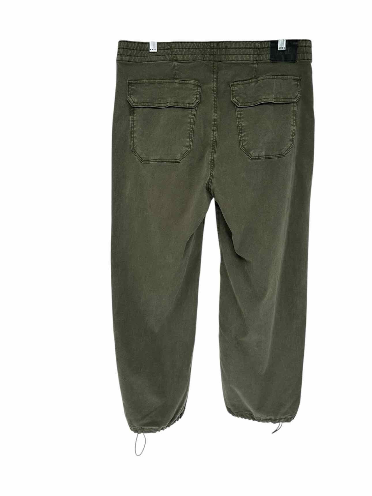 Paige Mayslie Cargo Jeans Green Size 12