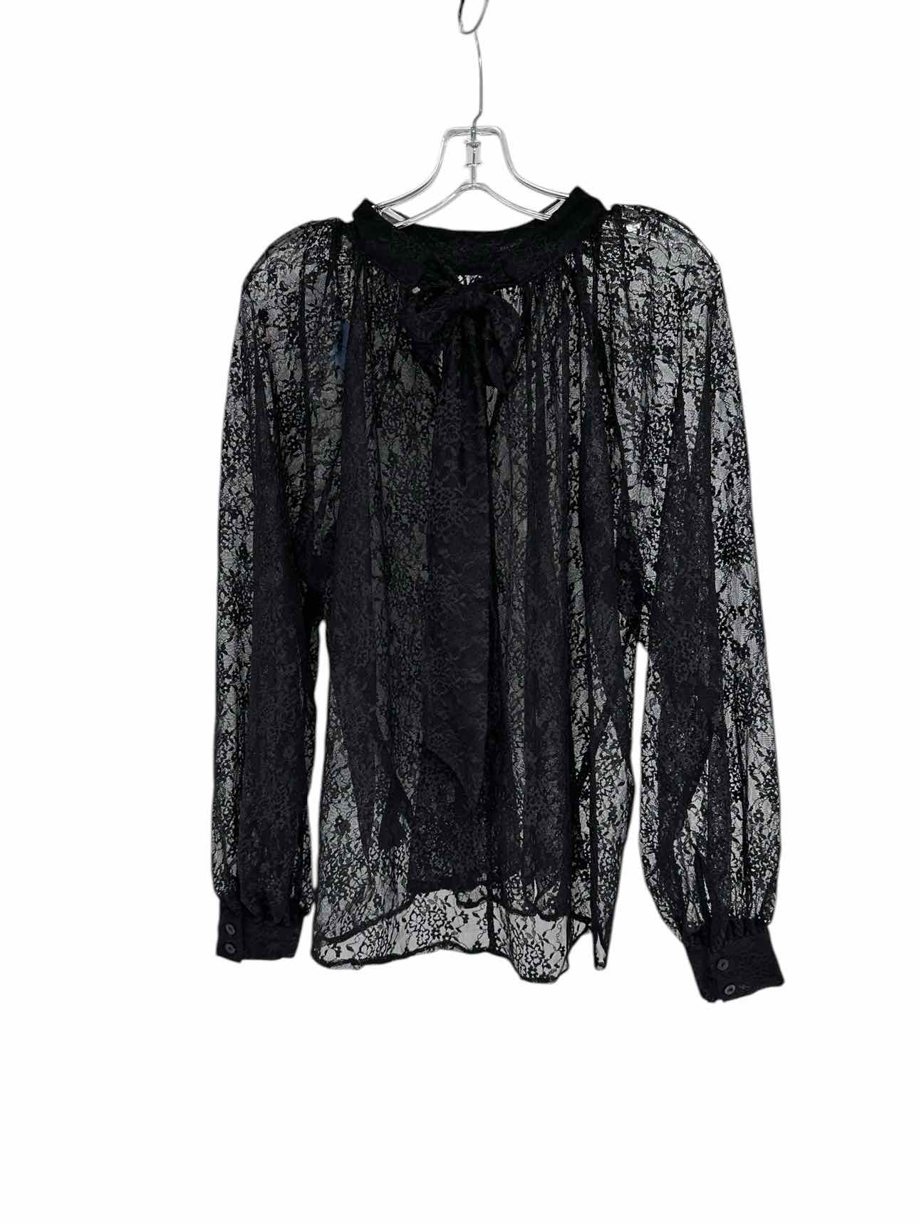 H&M Black Size M Long Sleeve Top