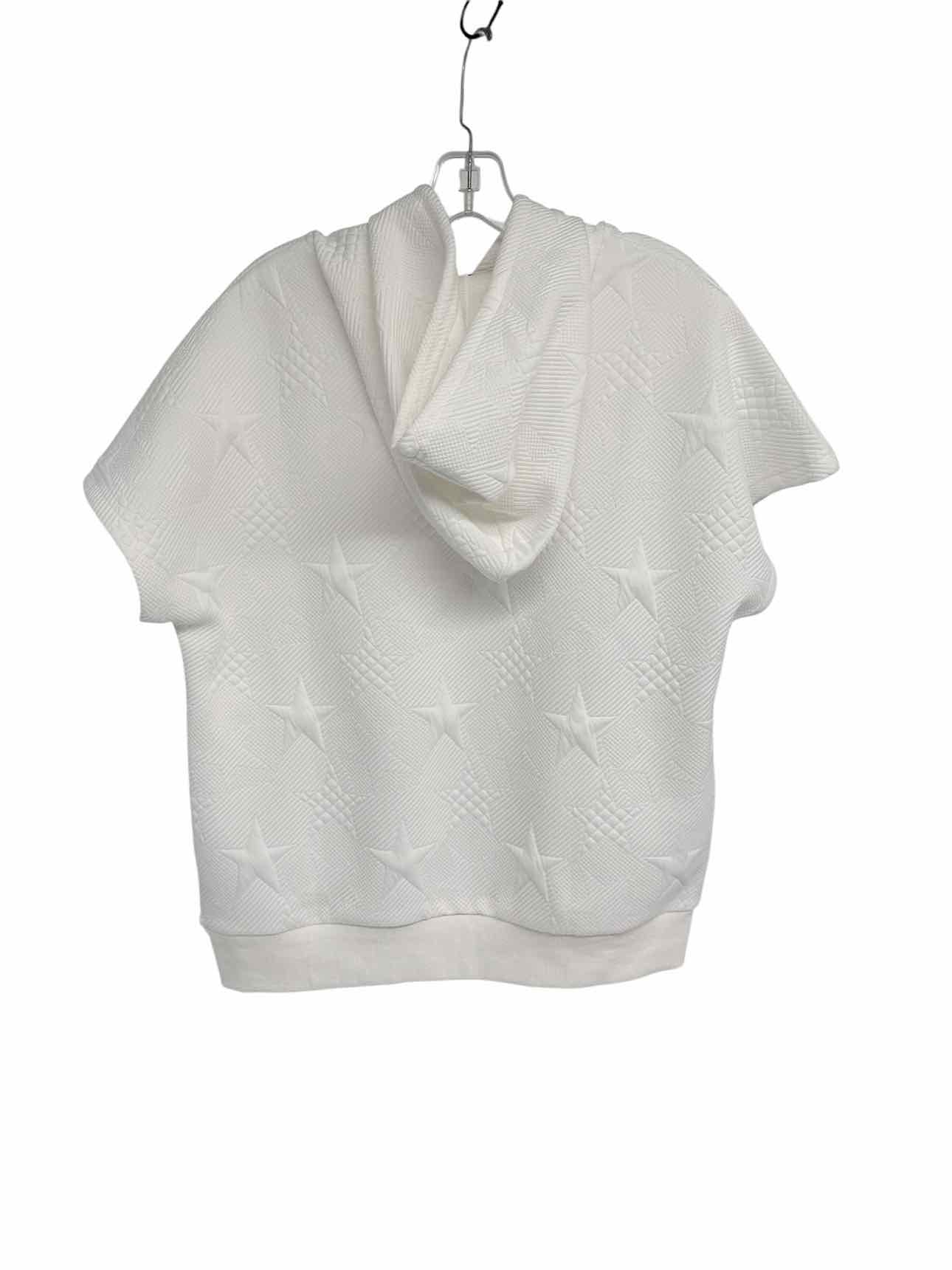 Coco + Carmen White Size S/M Sweatshirt **NEW**