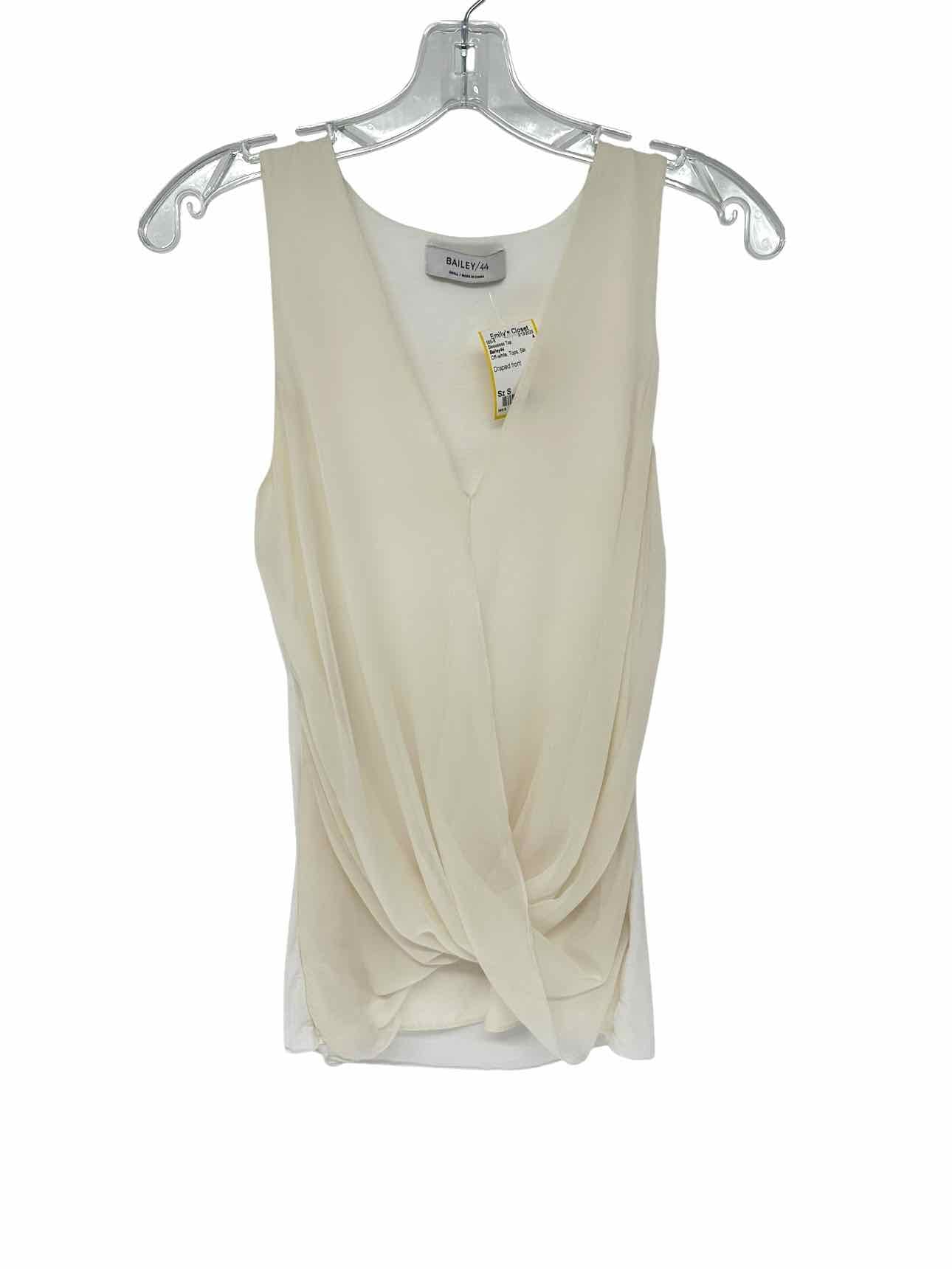 Bailey44 Off-White Sleeveless Top Size S