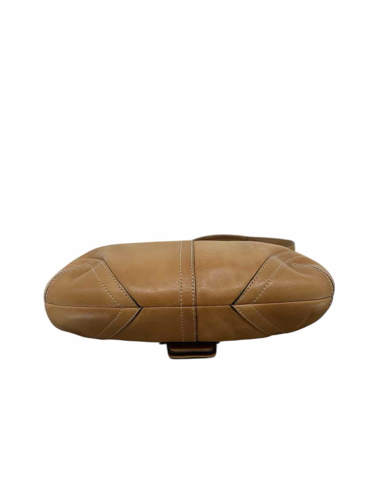 Coach Soho Flap Bag Tan Leather Satchel