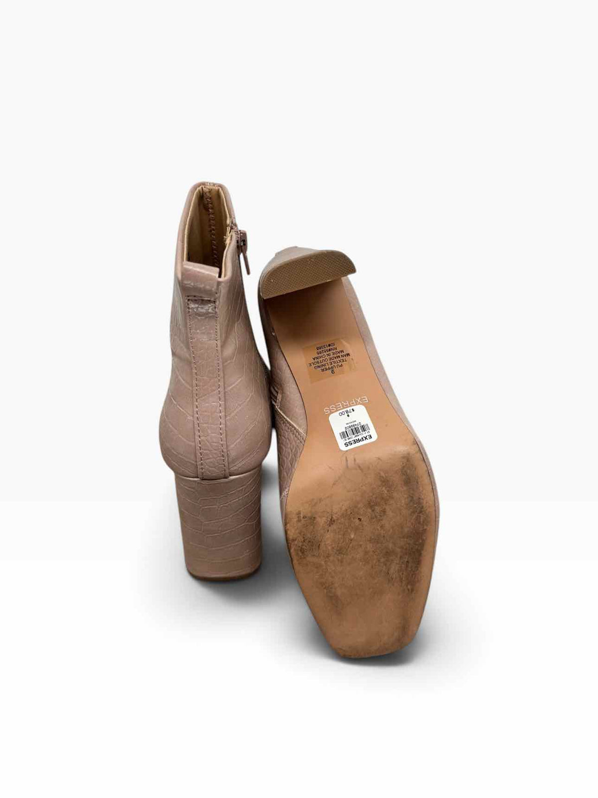 Express Beige Shoe Size 9 Bootie