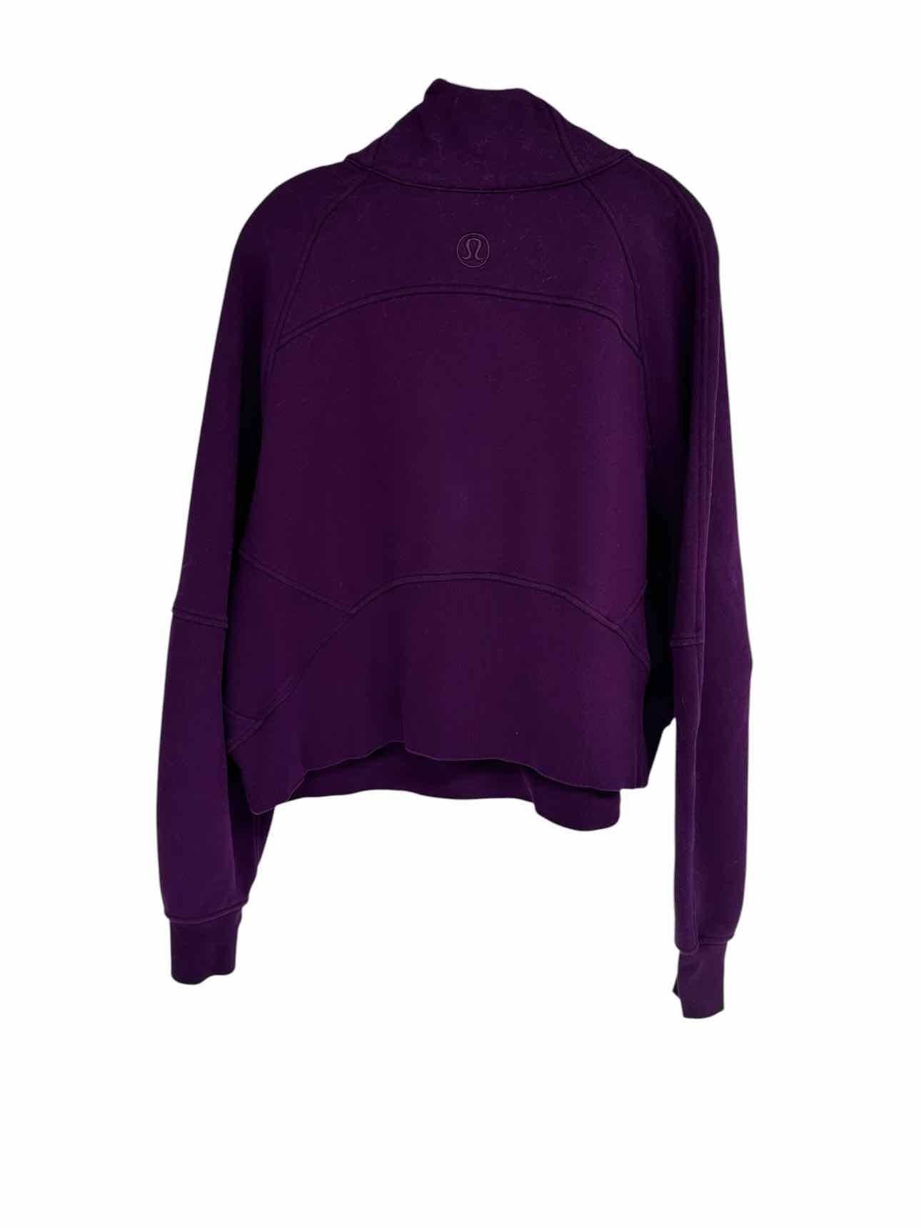 Lululemon Scuba Oversized Half-Zip Purple Size XL/XXL