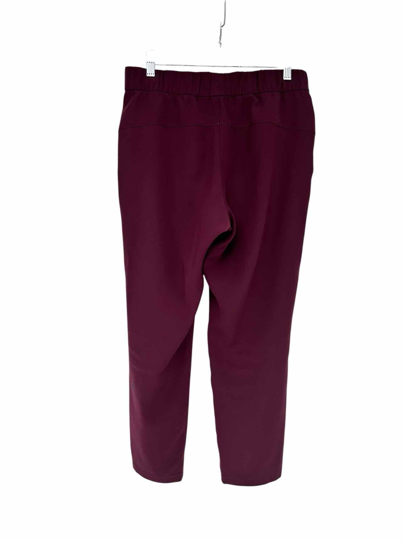Lululemon On the Fly 7/8 Pant Maroon Size 8