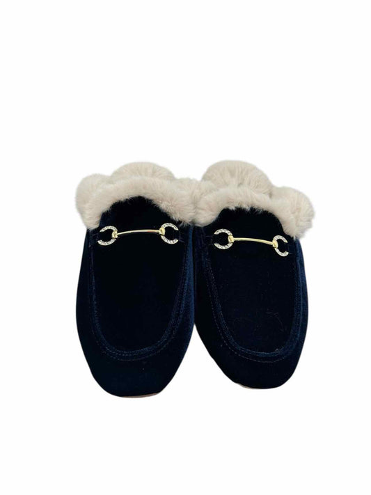 J. Crew Bit Slippers Navy Shoe Size 11 **NEW**