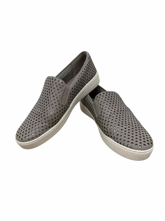 Michael Kors Star Cutouts Taupe Slip Ons Shoe Size 7.5