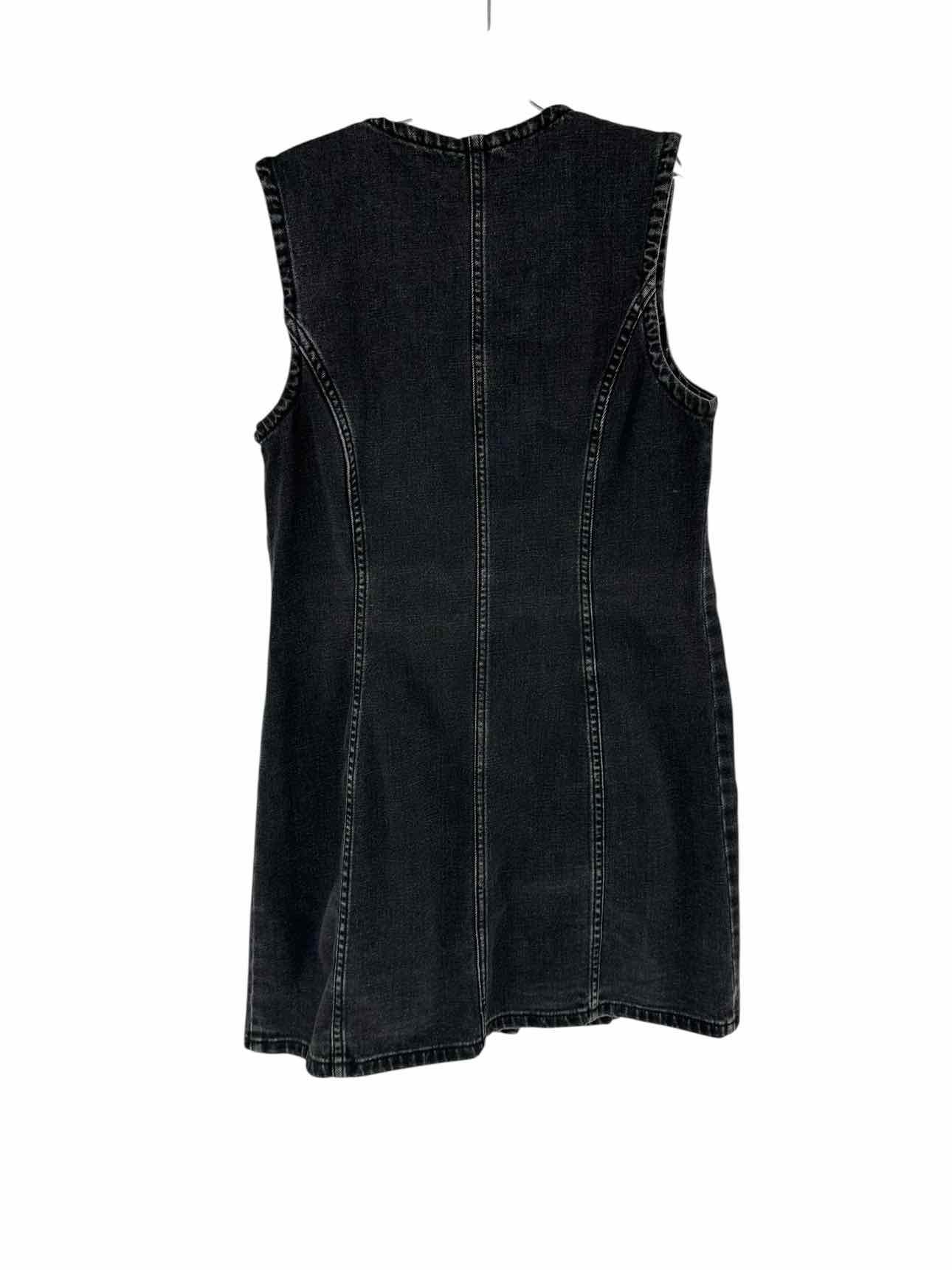 Abercrombie & Fitch Sleeveless Black Denim Dress Size PM