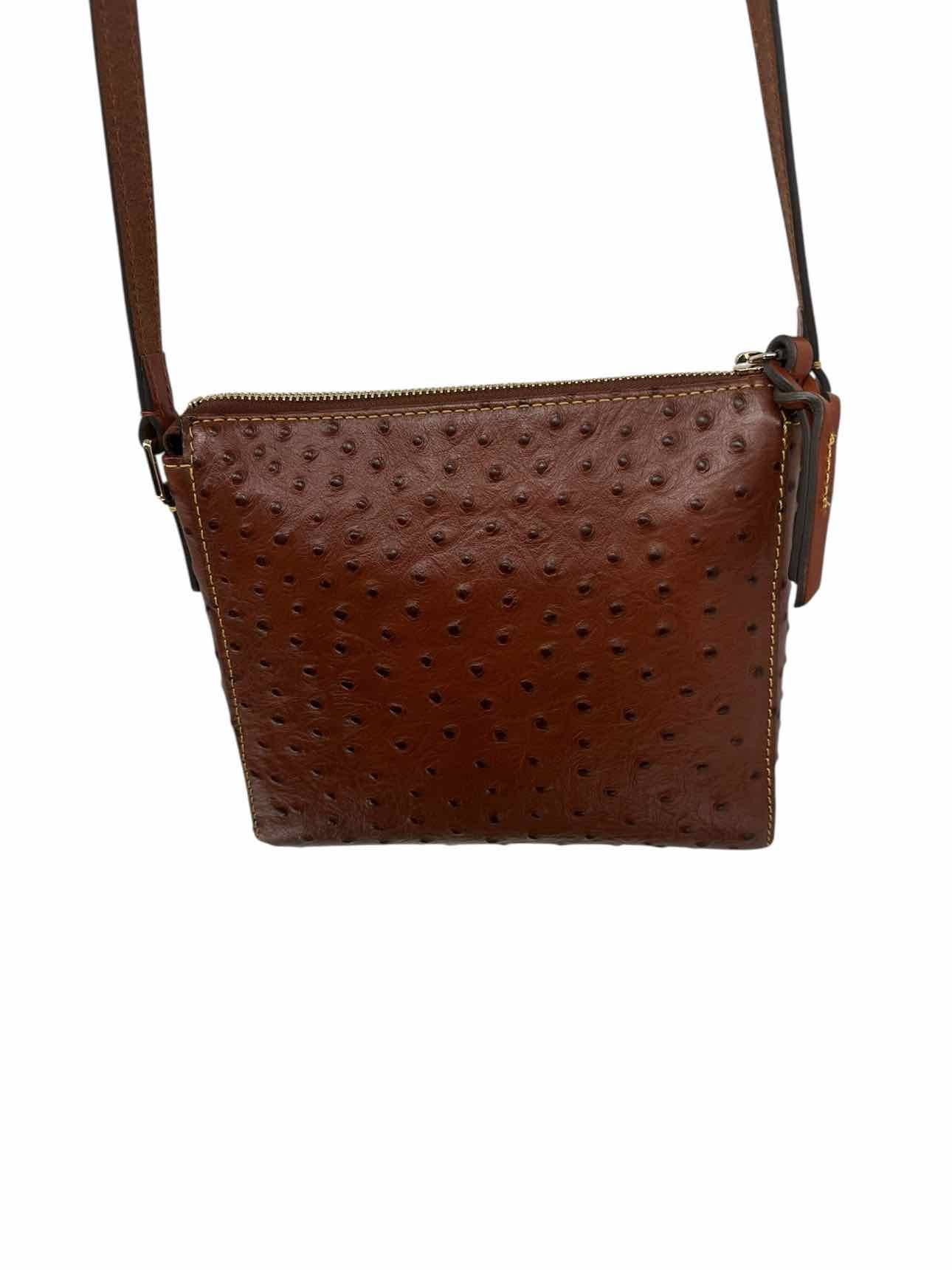 Dooney & Bourke Ostrich Embossed Lexington Crossbody