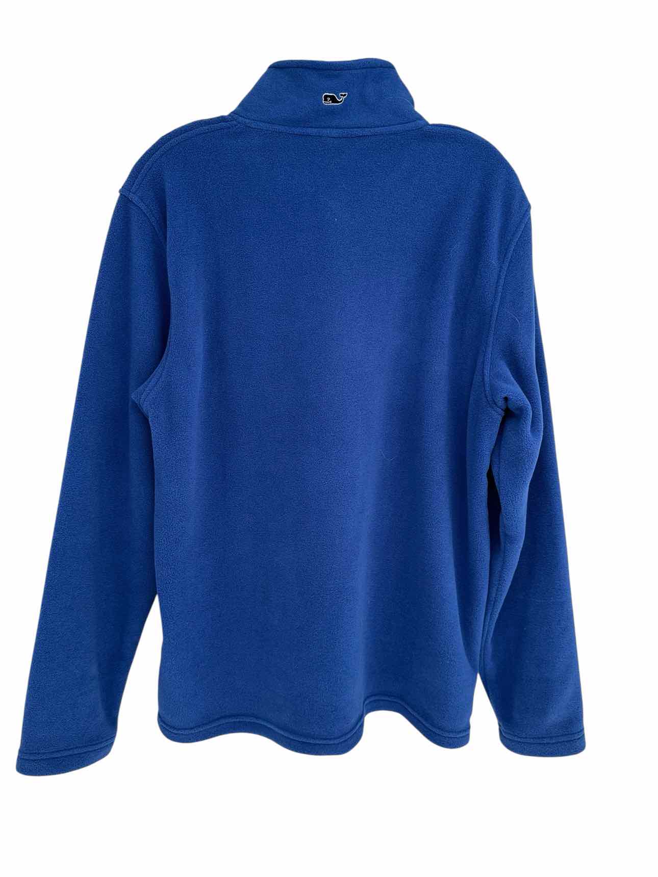 Vineyard Vines Royal Blue Quarter-Zip Fleece Size M