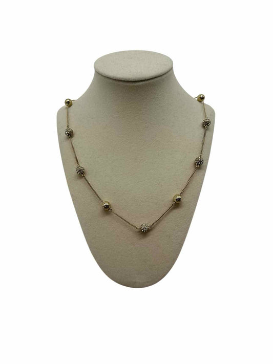 J. Crew Long Rhinestone Ball Necklace **NEW**