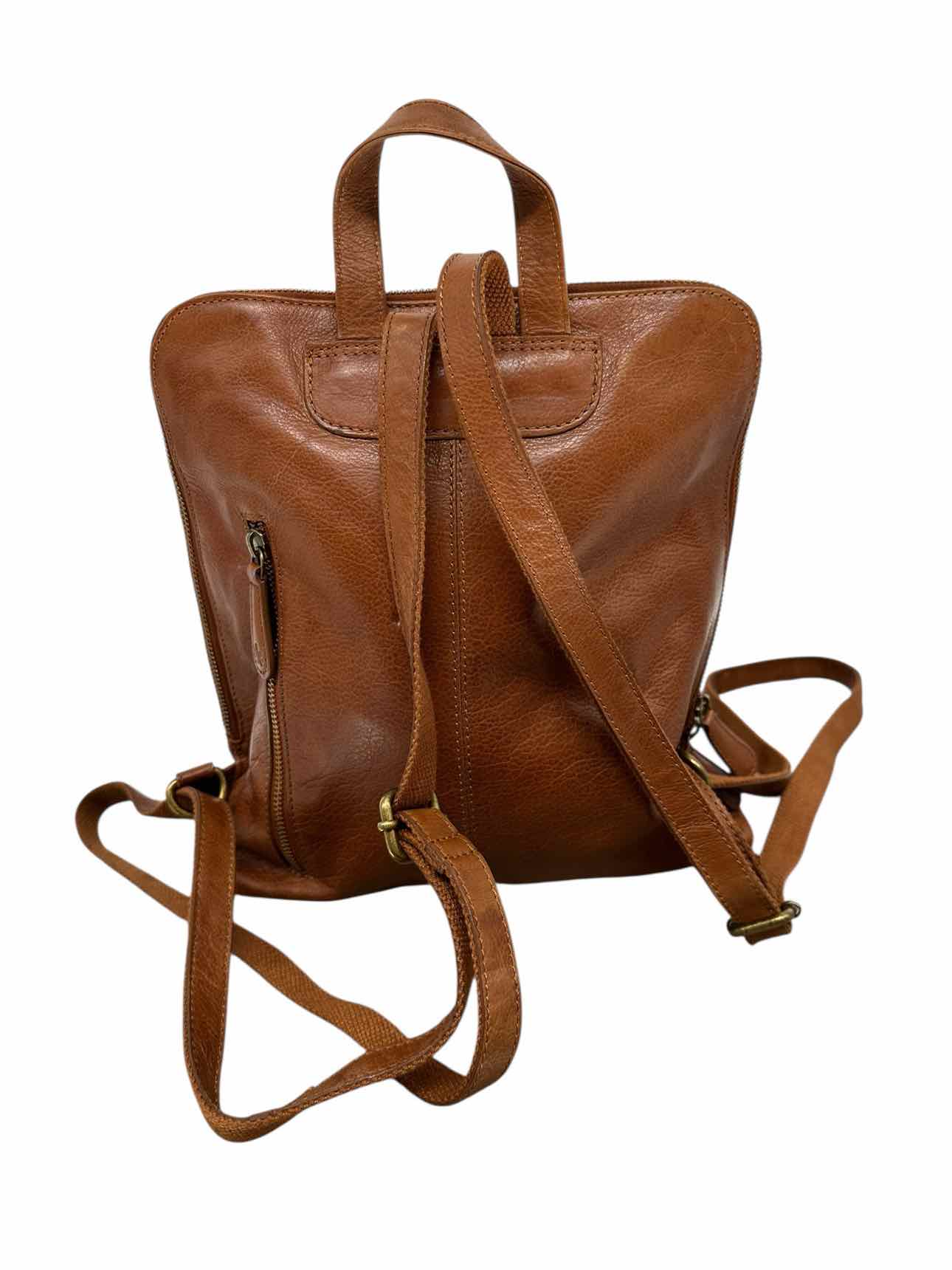 Oak & Tan Tan Leather Backpack
