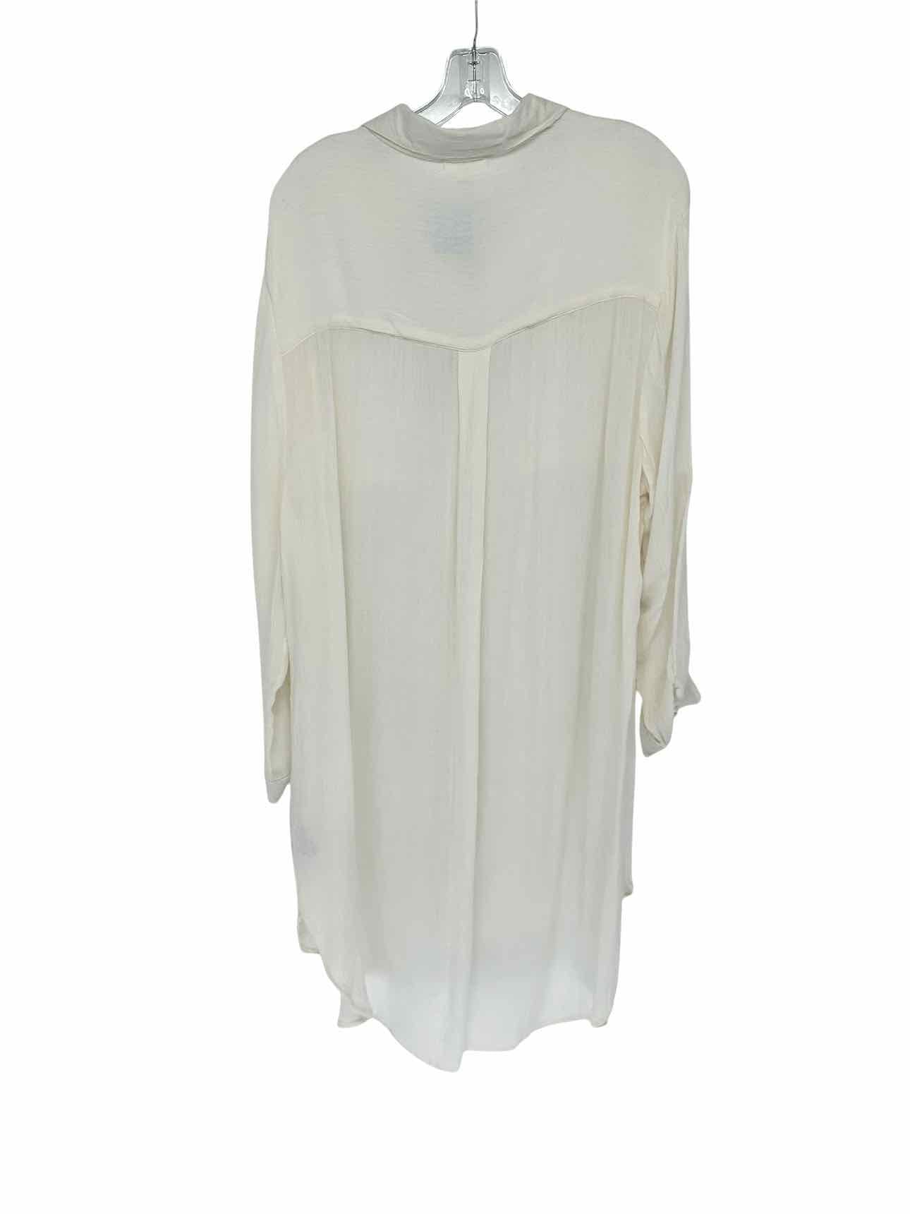 Koy Resort Miami Oversized Shirt Dress White Size L **NEW**