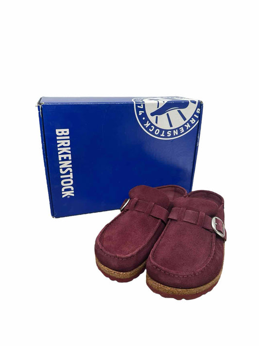 Birkenstocks Buckley Maroon Shoe Size 8 Clogs **NEW**
