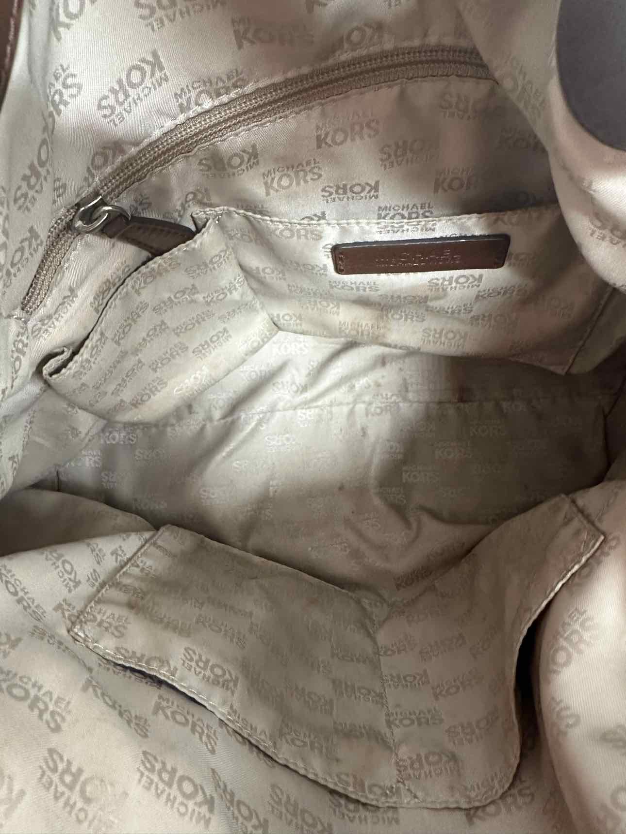 Michael Kors Brown Leather Hobo