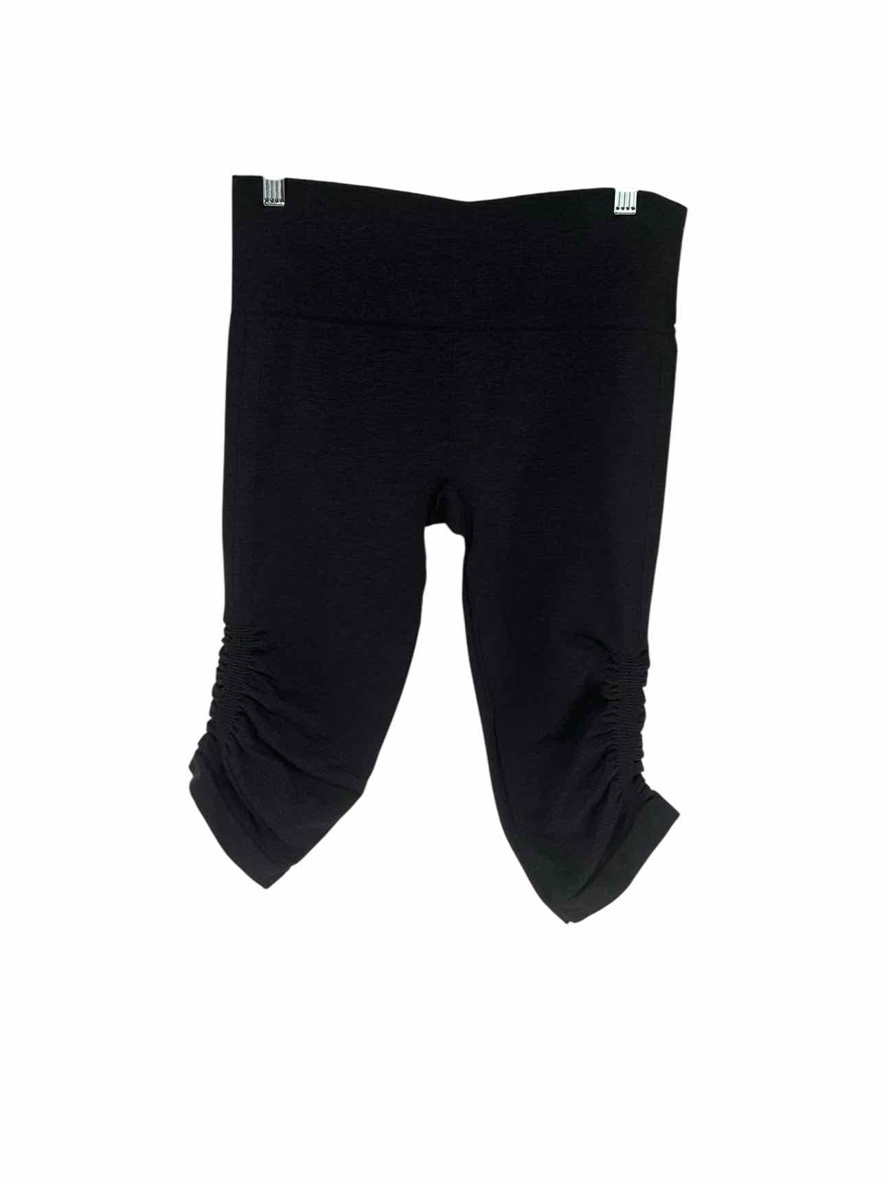 Lululemon In the Flow Cropped Ruched Leggings Black Size 10