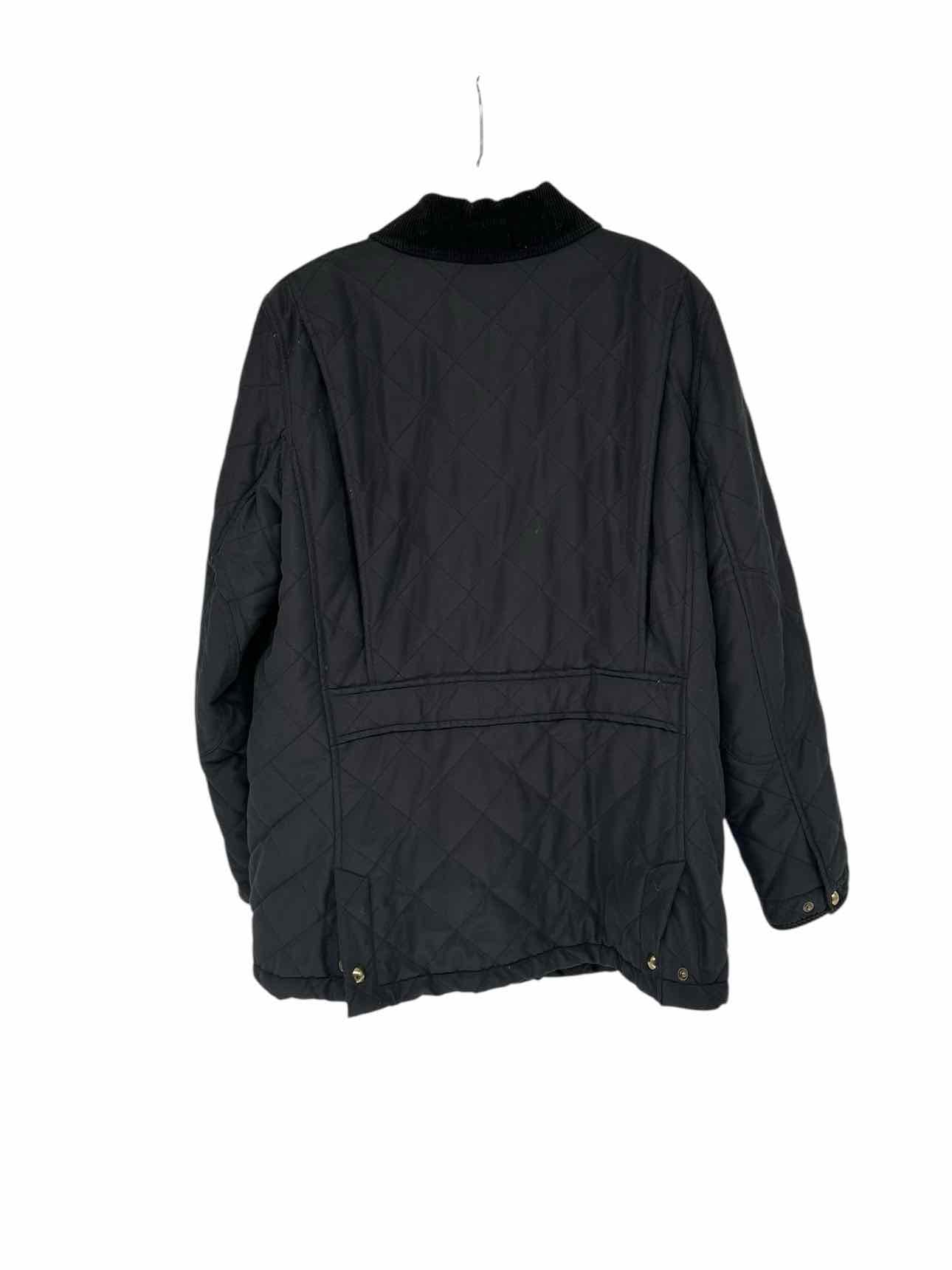 Lauren Ralph Lauren Black Quilted Barn Jacket Size L