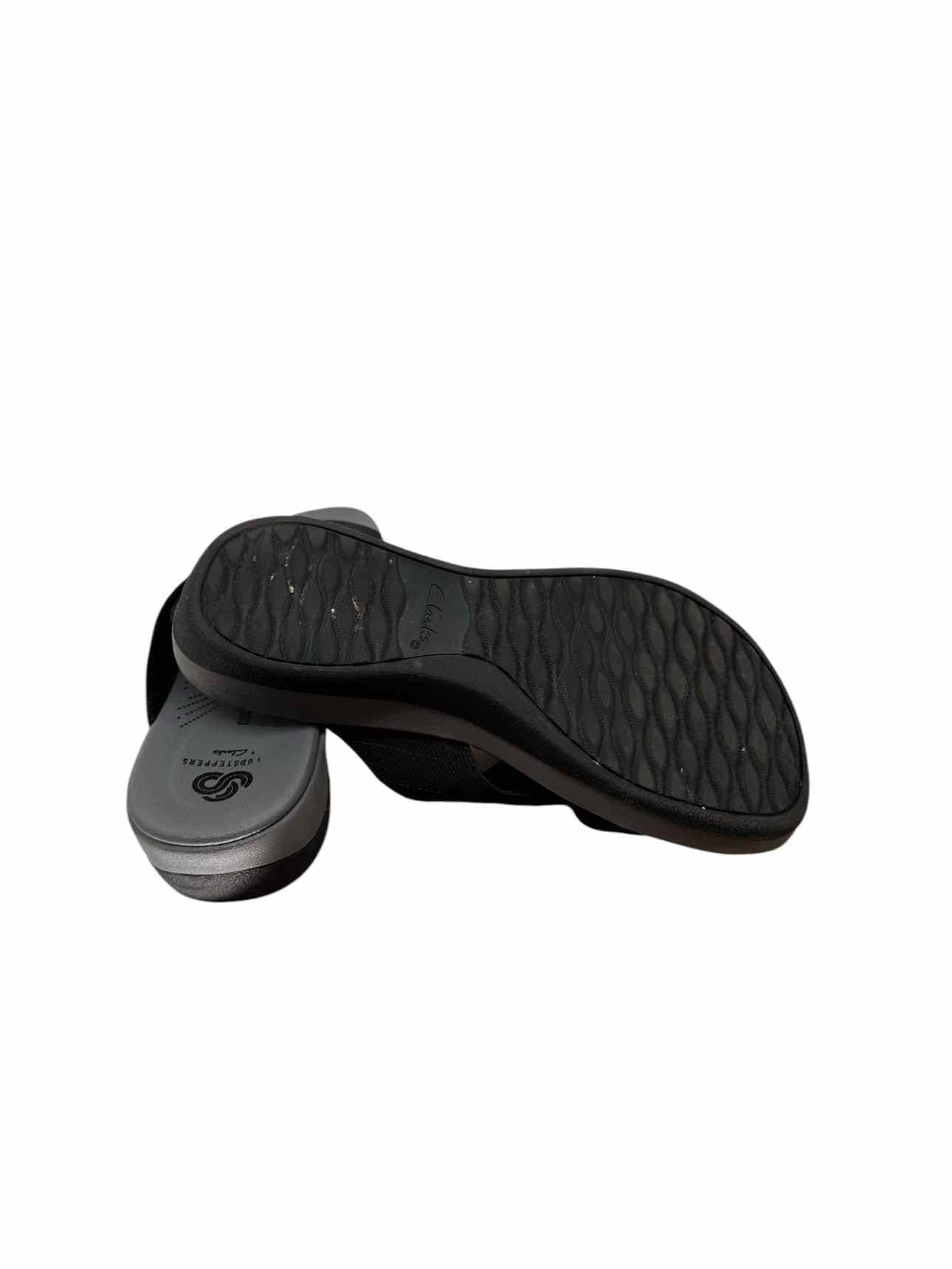 Clarks Arla Elin Black Sandals Shoe Size 7