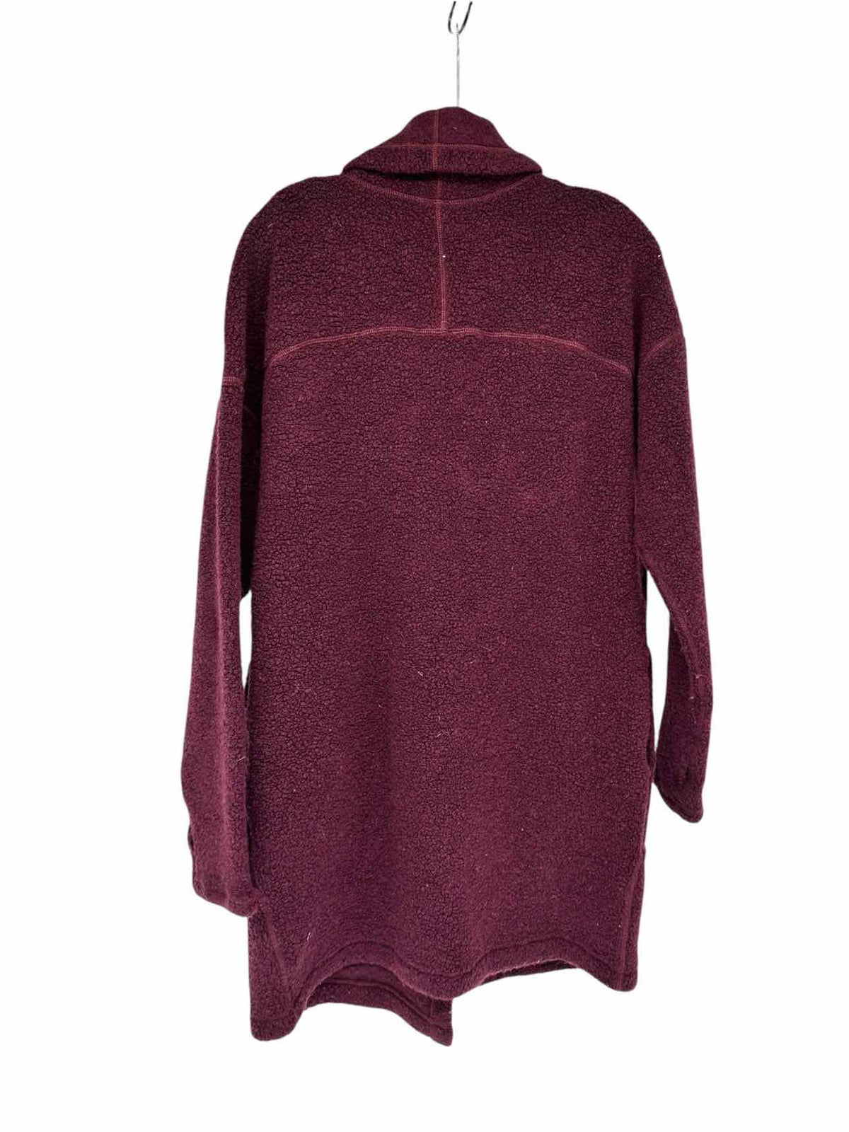 Lululemon Maroon Sincerely Sherpa Wrap Coat Size S