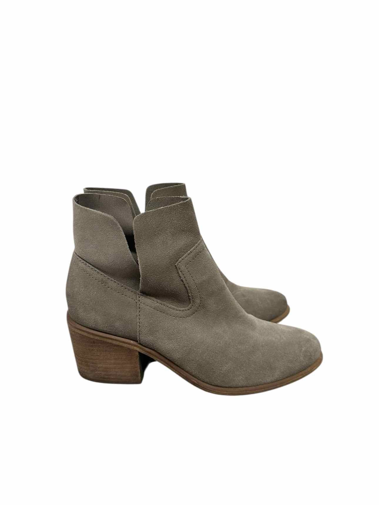 BP Brice Notched Bootie Gray Shoe Size 6.5