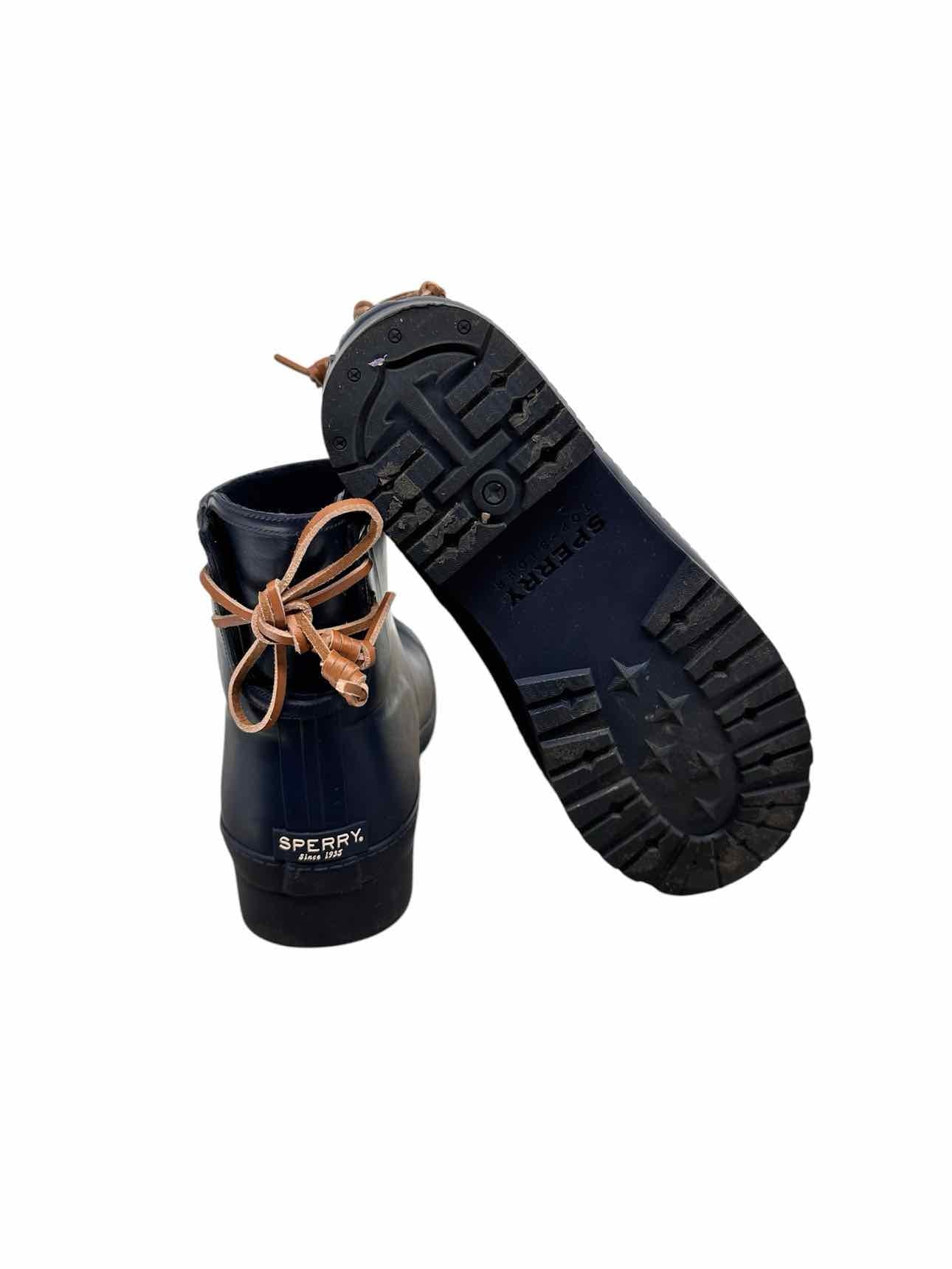 Sperry =Walker Turf Short Rain Boots Shoe Size 8