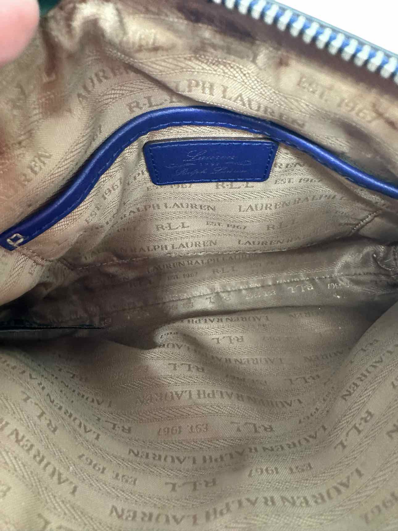 Ralph Lauren Blue Leather Crossbody