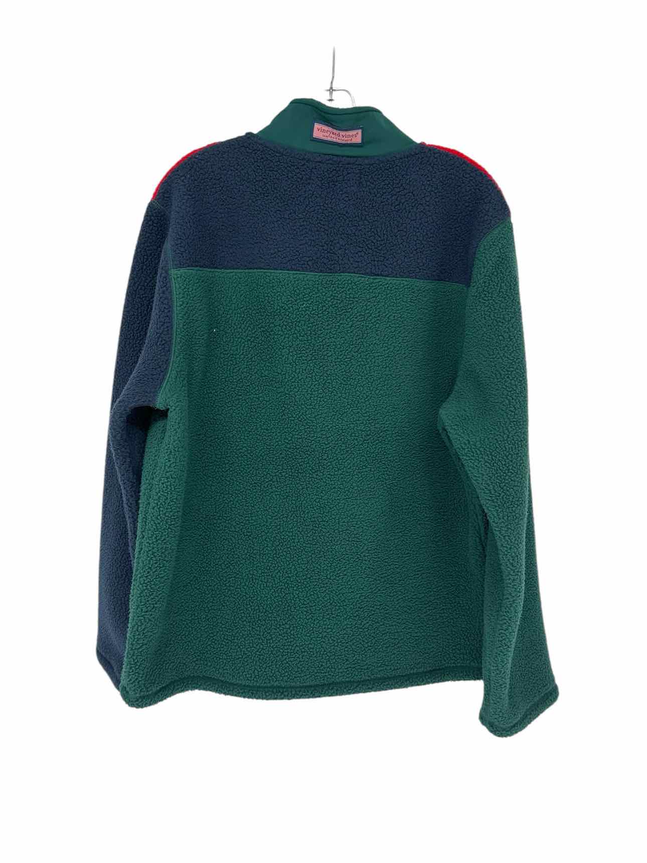 Vineyard Vines Colorblock Half-Zip Fleece Size M