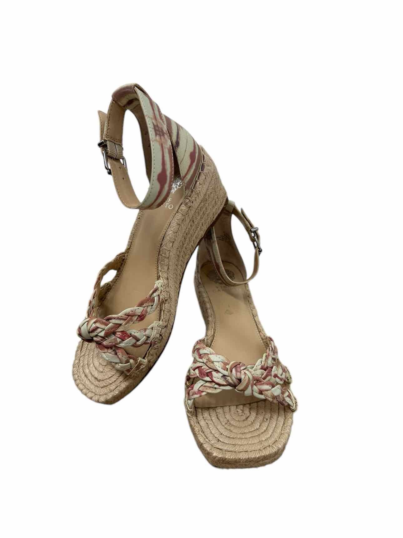Vince Camuto Jadeya Braided Espadrille Wedge Cream Shoe Size 9 **NEW**