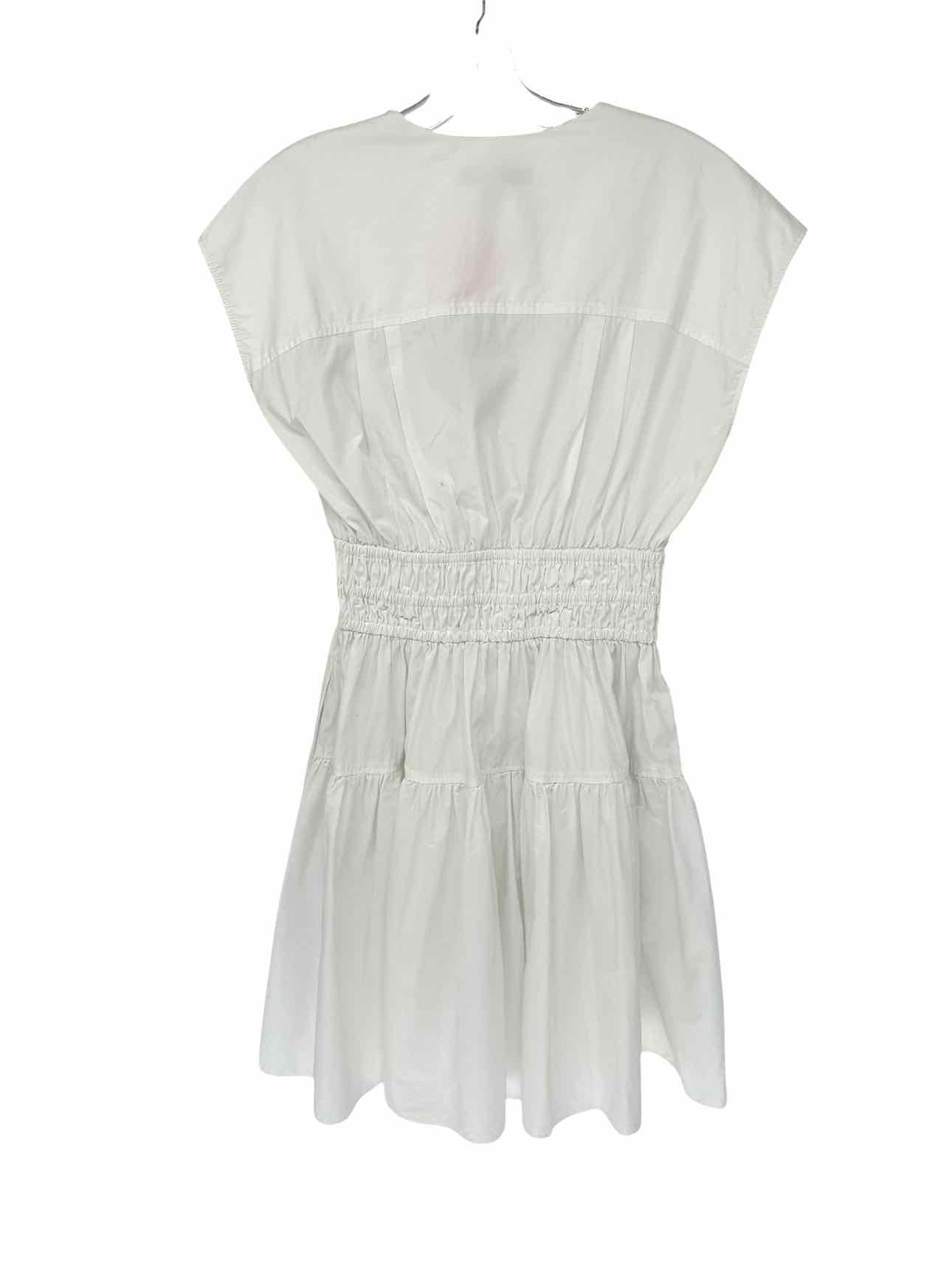 Derek Lamb 10 Crosby Tora Mini White Dress Size 2