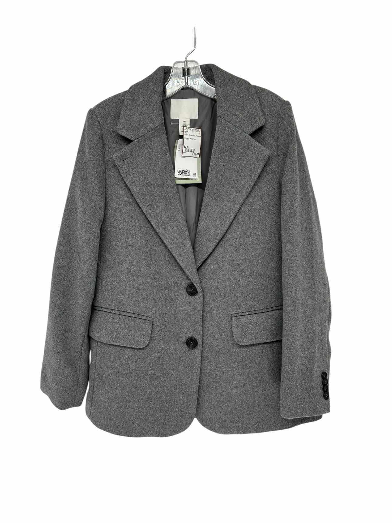 H&M Gray Blazer Jacket Size S **NEW**